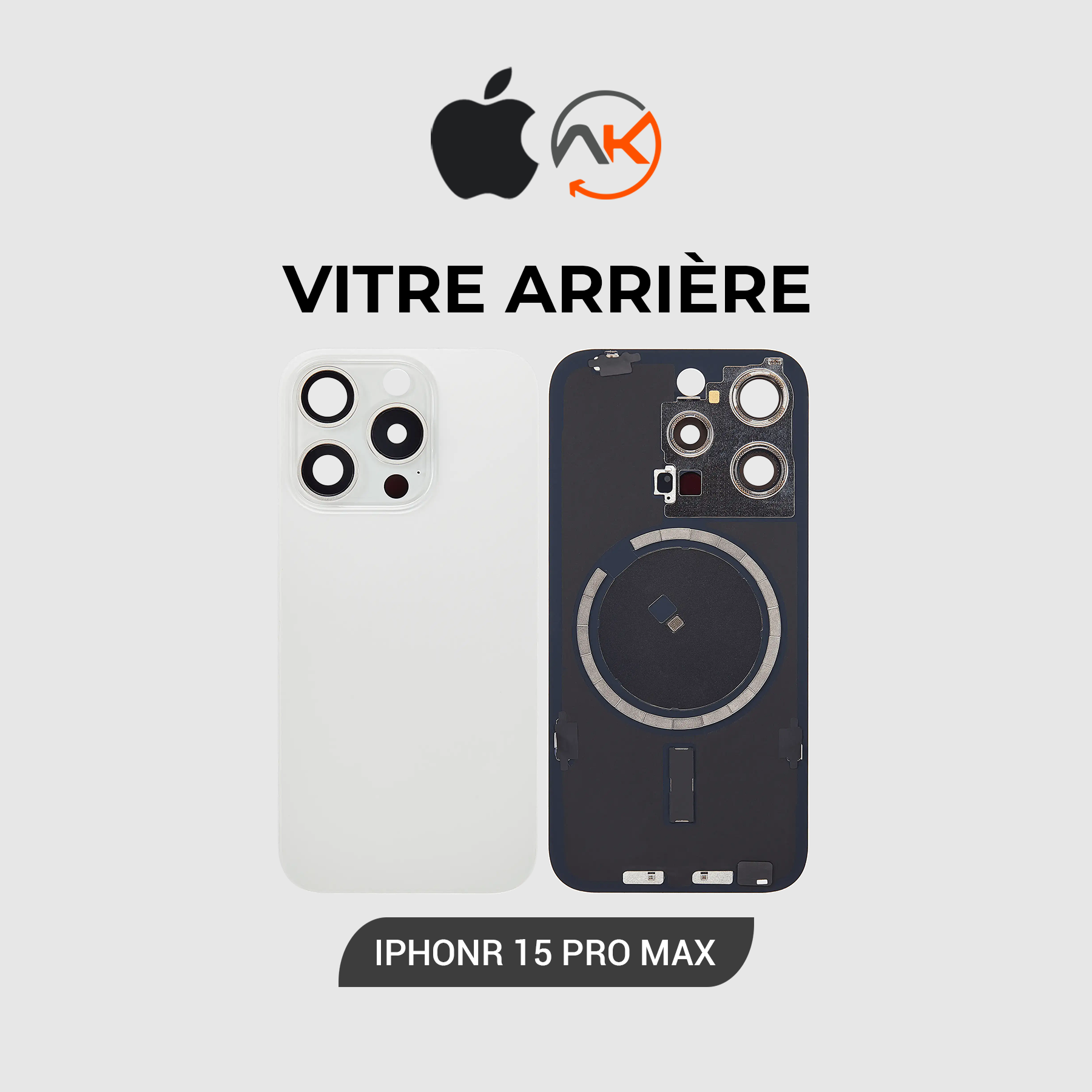 Back Glass Iphone 15 Pro Max