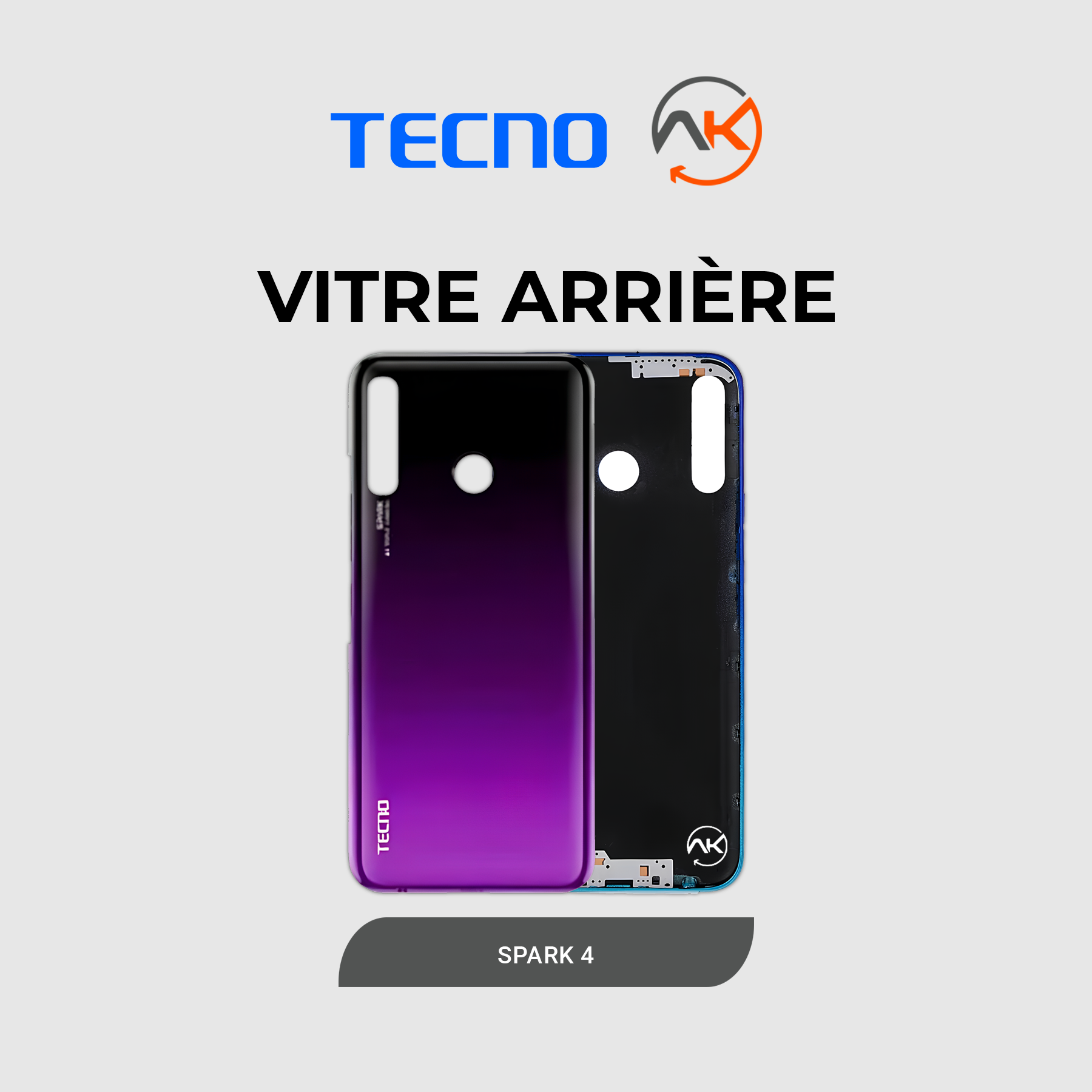 Housing Tecno Spark 4