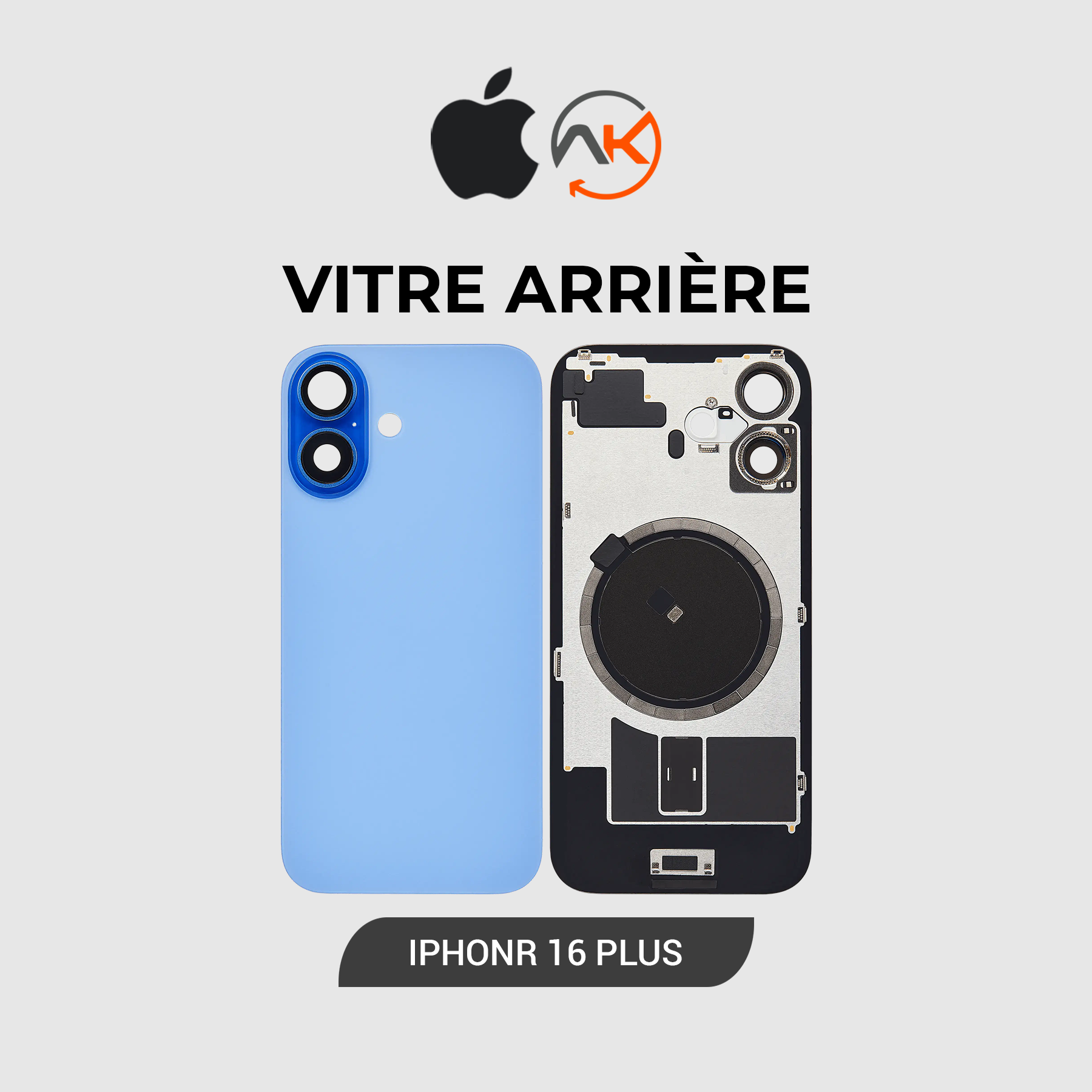 Back Glass Iphone 16 Plus