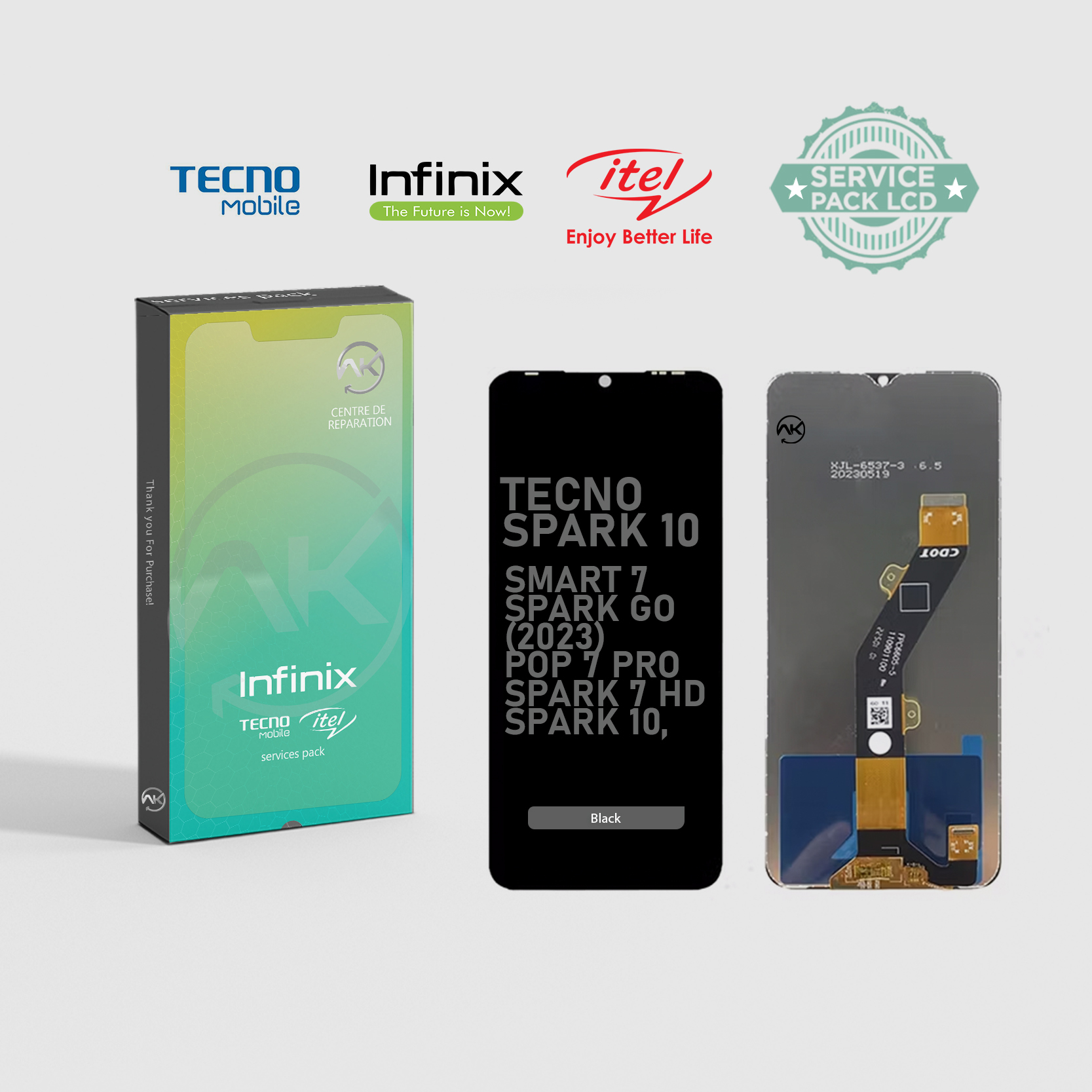 Screen Tecno Spark 10