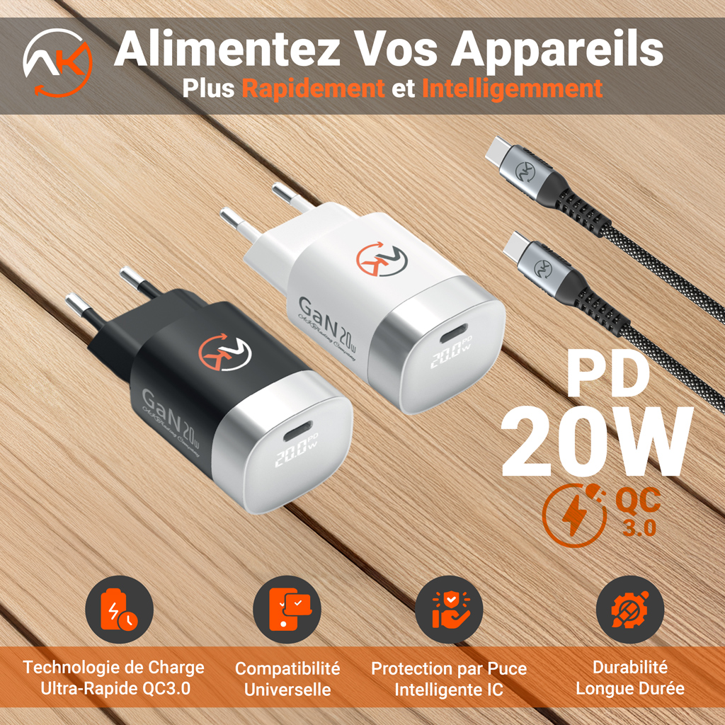 ADAPTER+CABLE 20W PD-TYPE C — photo 3