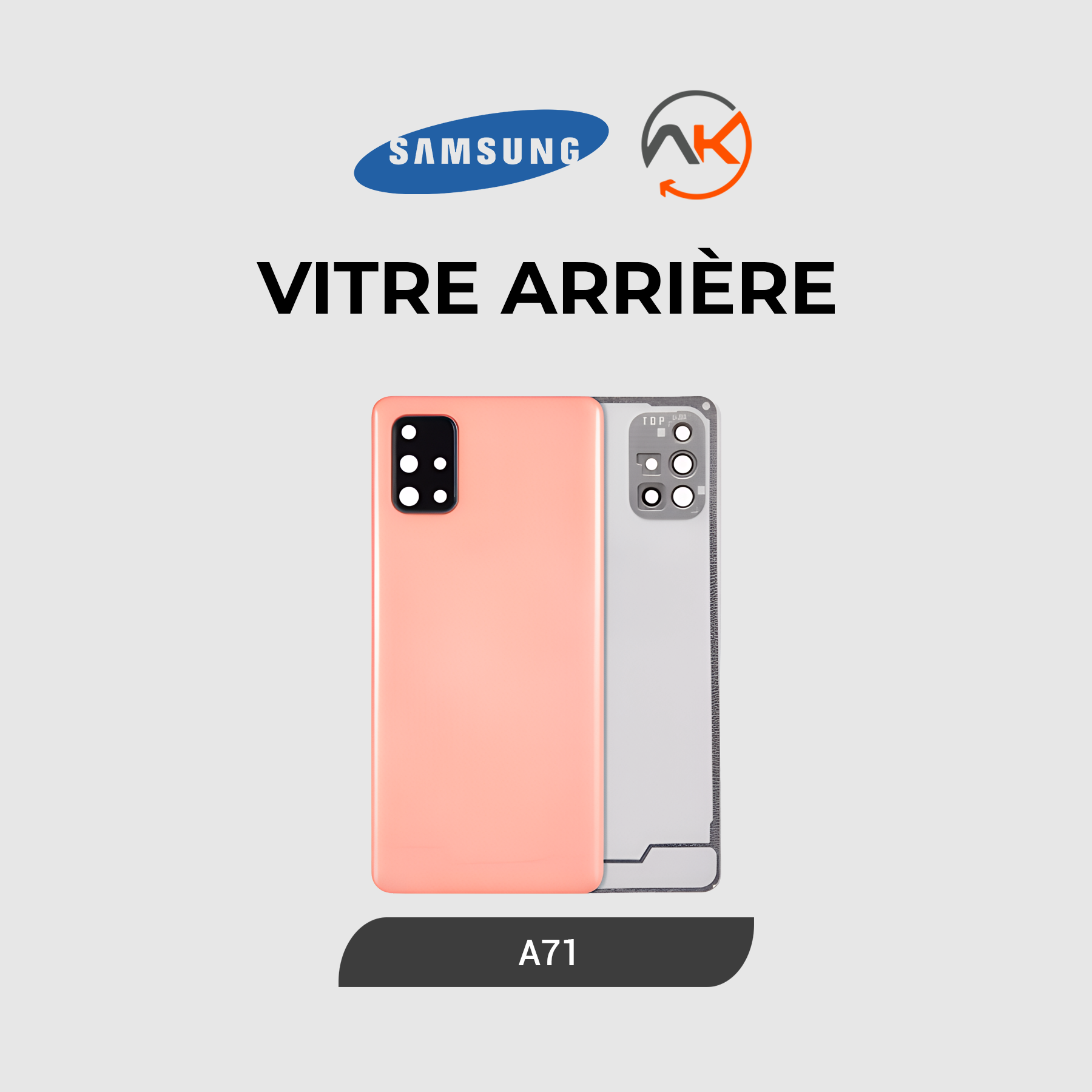 Back Glass Galaxy A71