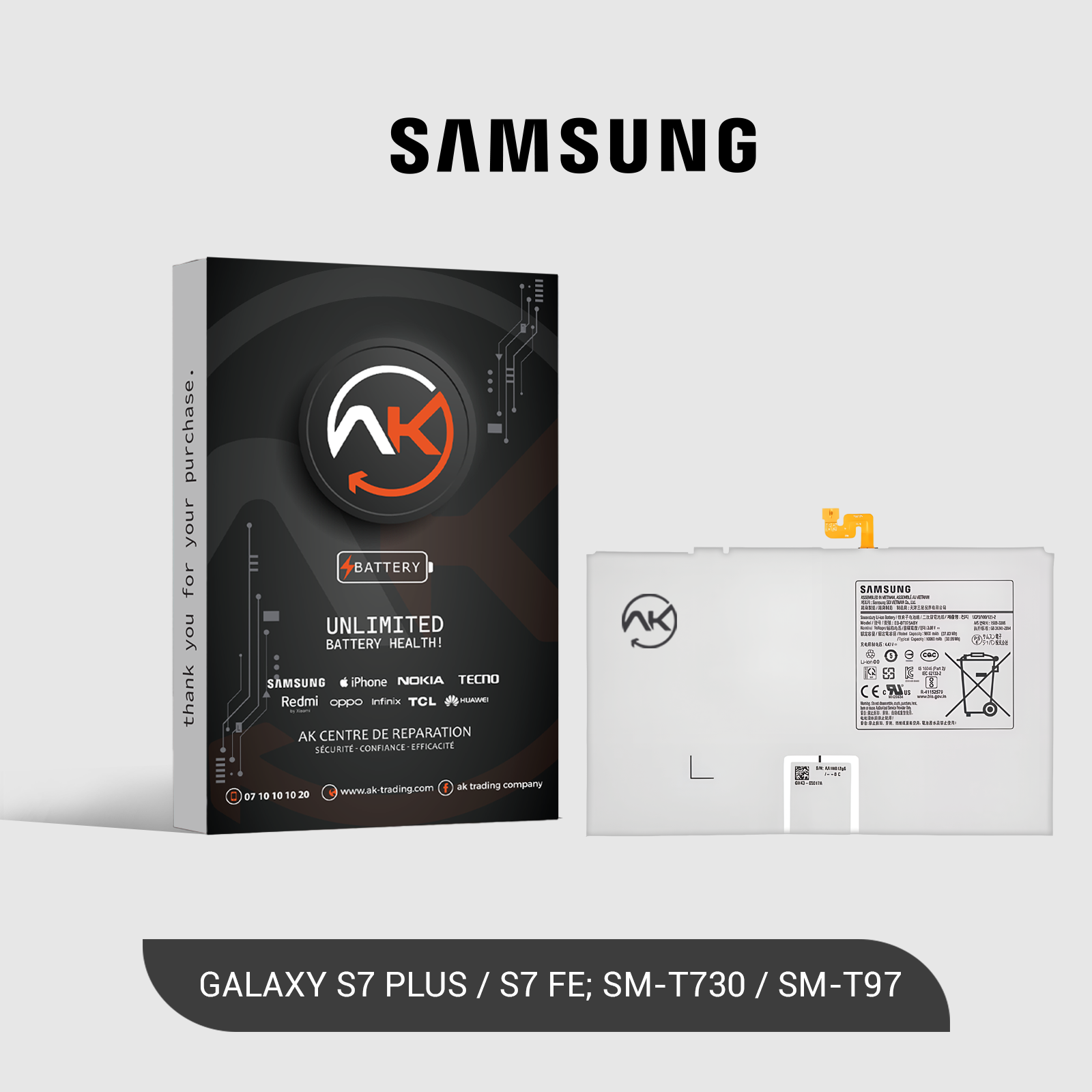 Battery Galaxy Tab T730