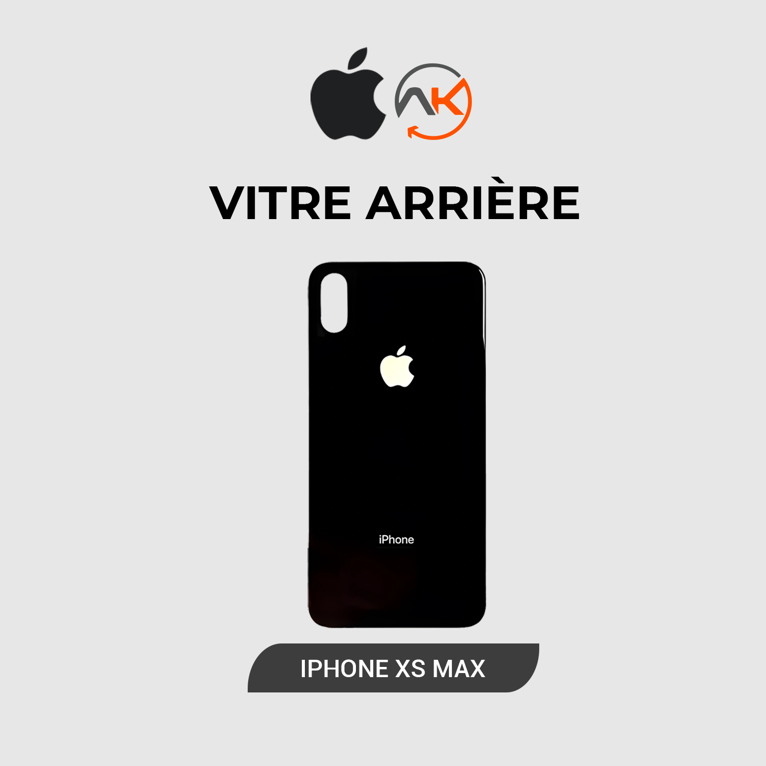 Back Glass Iphone XS Max