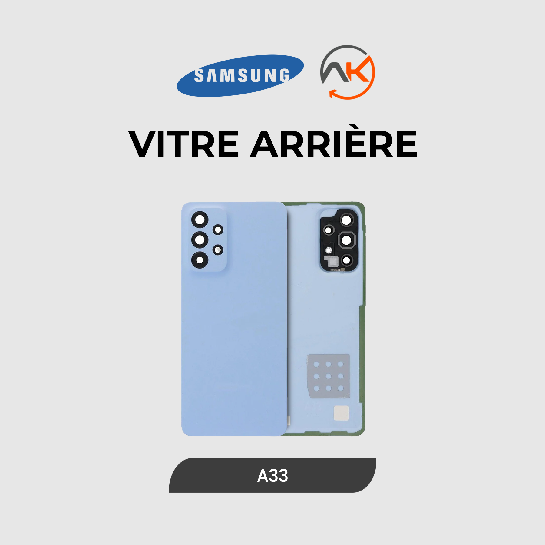 Back Glass Galaxy A33