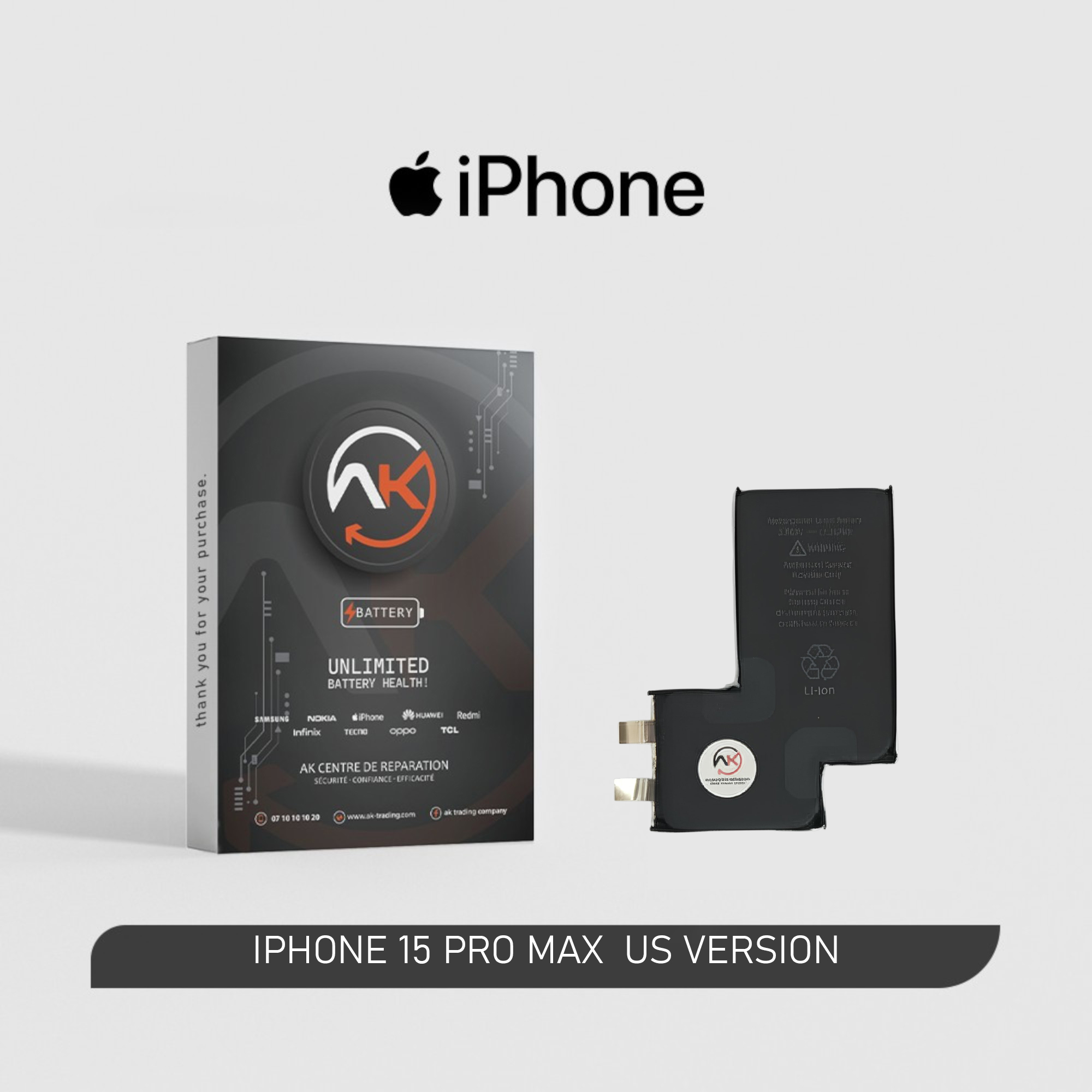 Battery Iphone 15 pro max US version