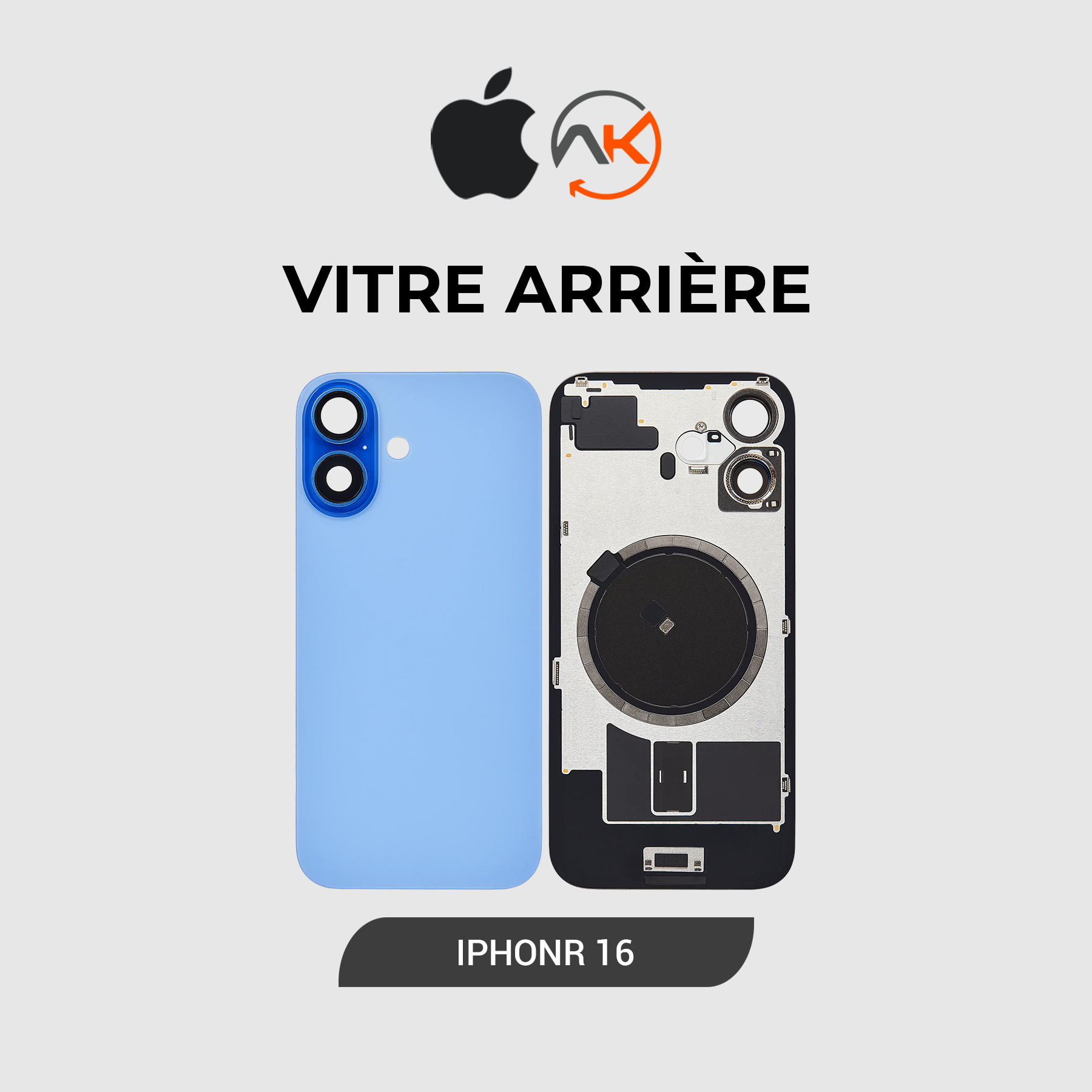 Back Glass Iphone 16