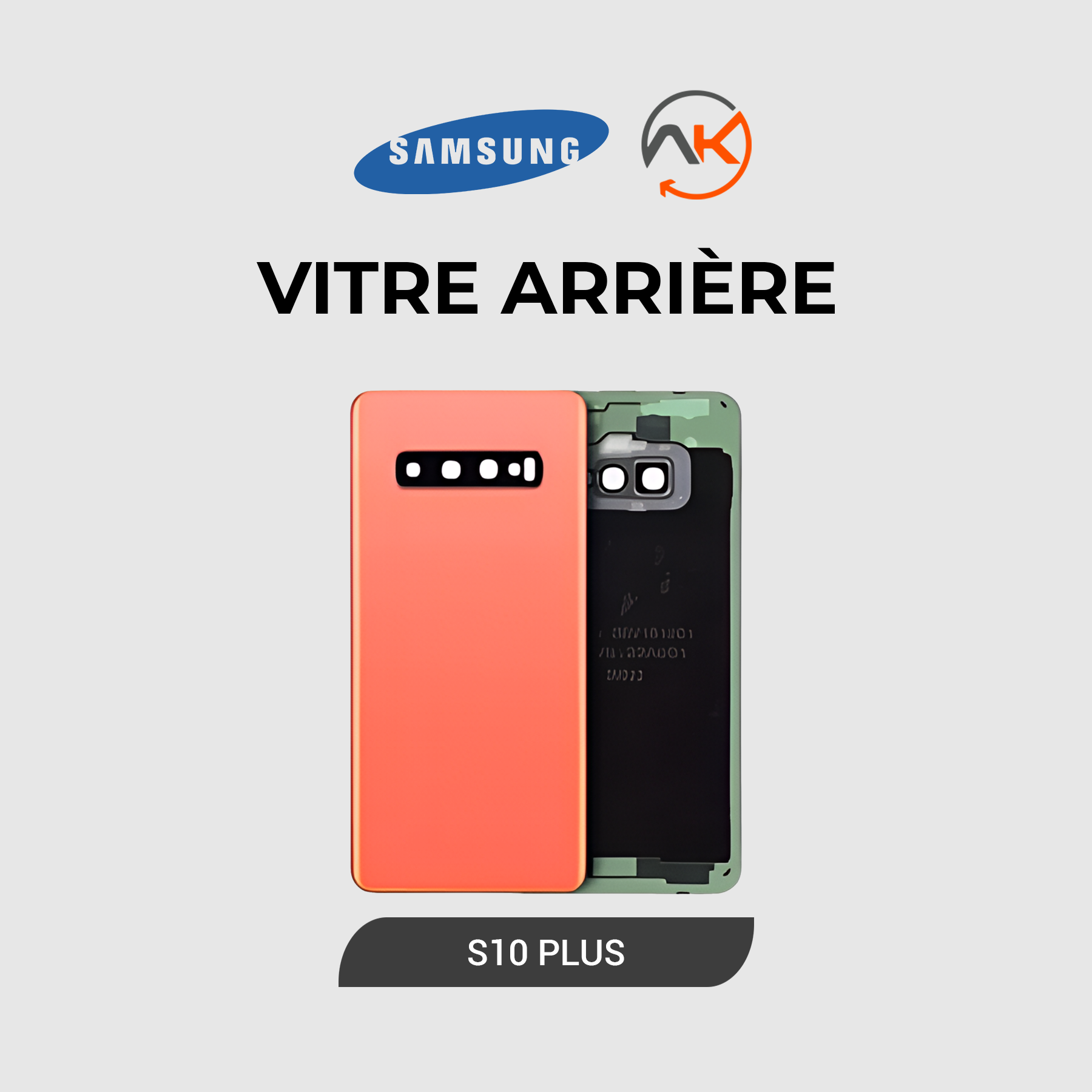 Back Glass Galaxy S10 Plus