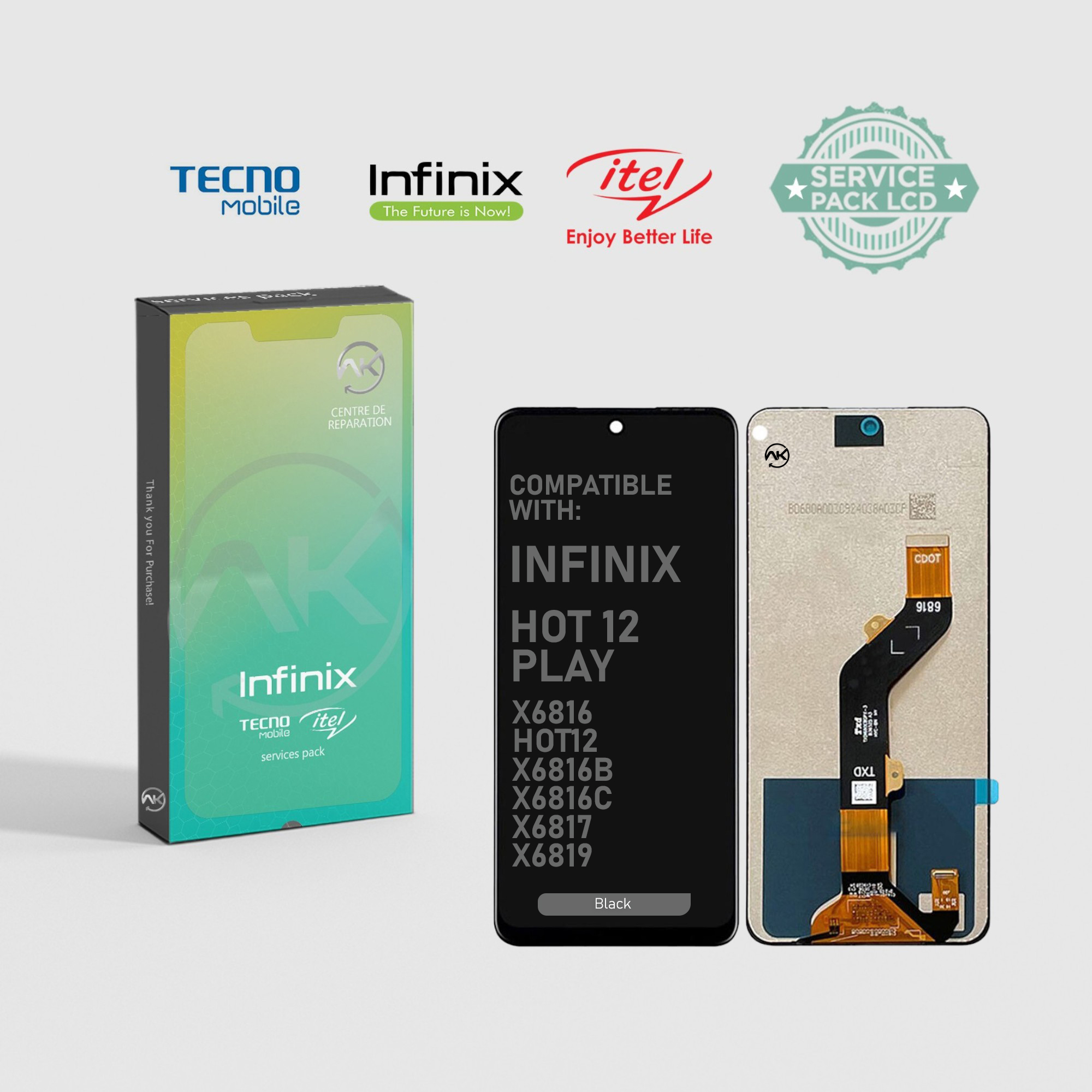 Screen Infinix Hot 12 Play