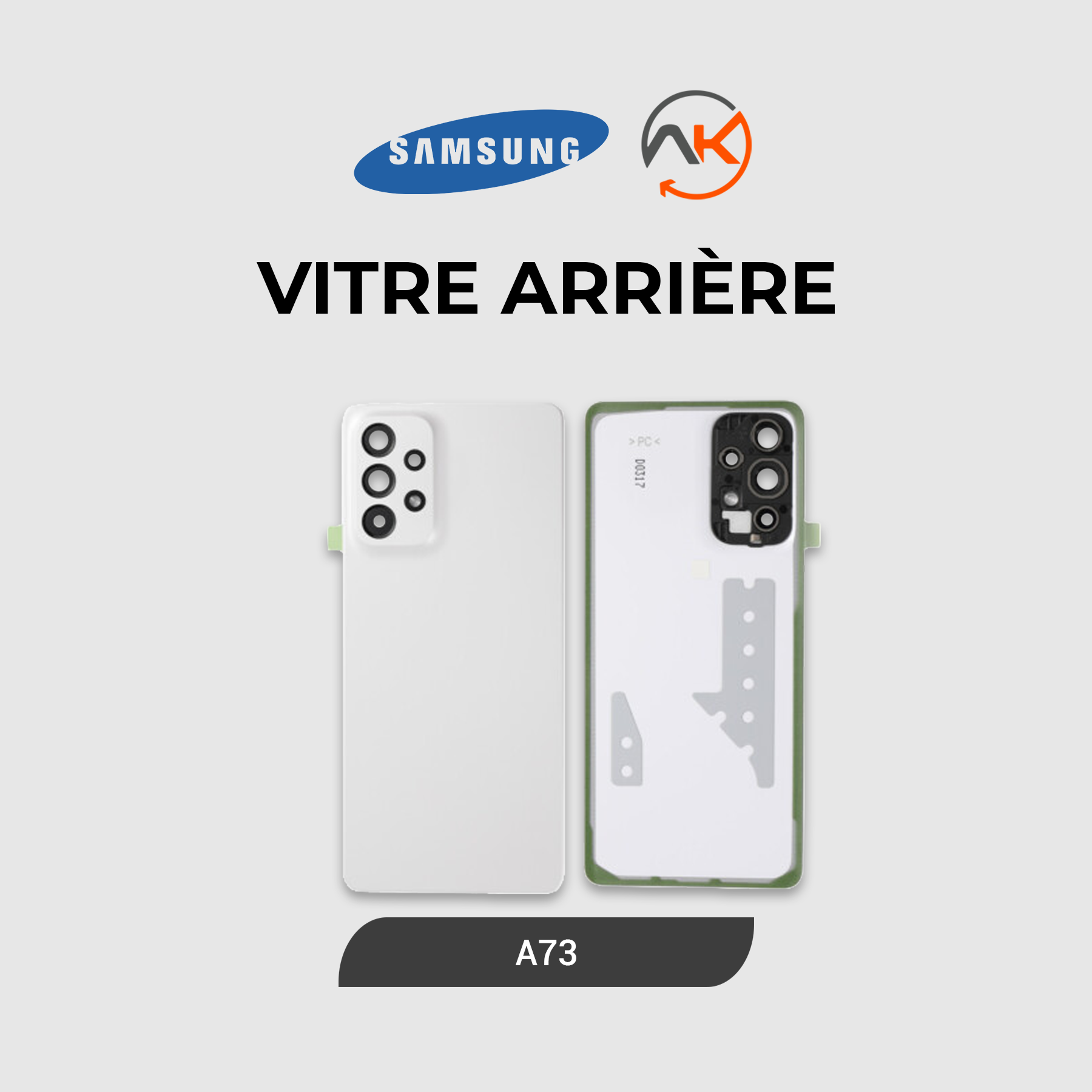 Back Glass Galaxy A73