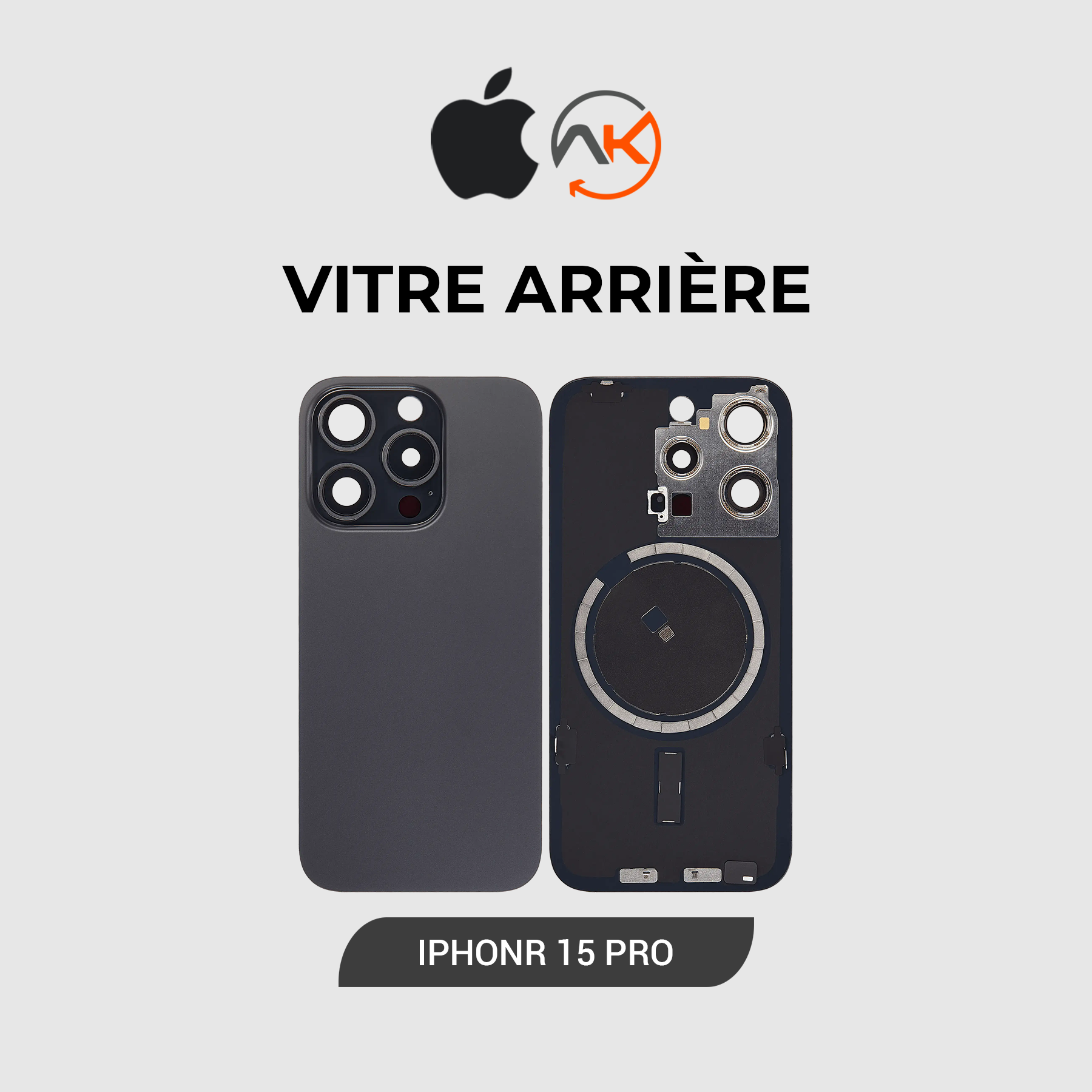 Back Glass Iphone 15 Pro