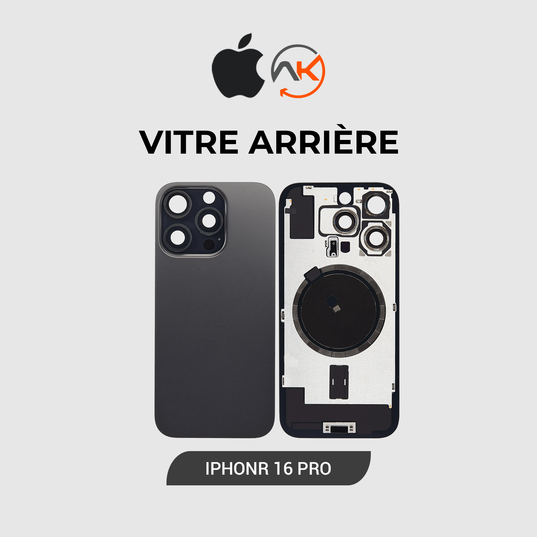Back Glass Iphone 16 Pro