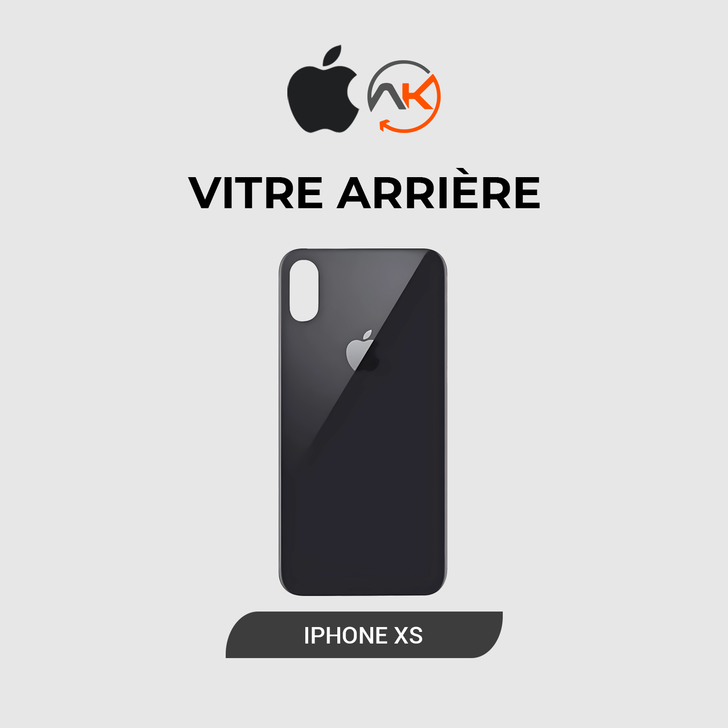 Back Glass Iphone XS