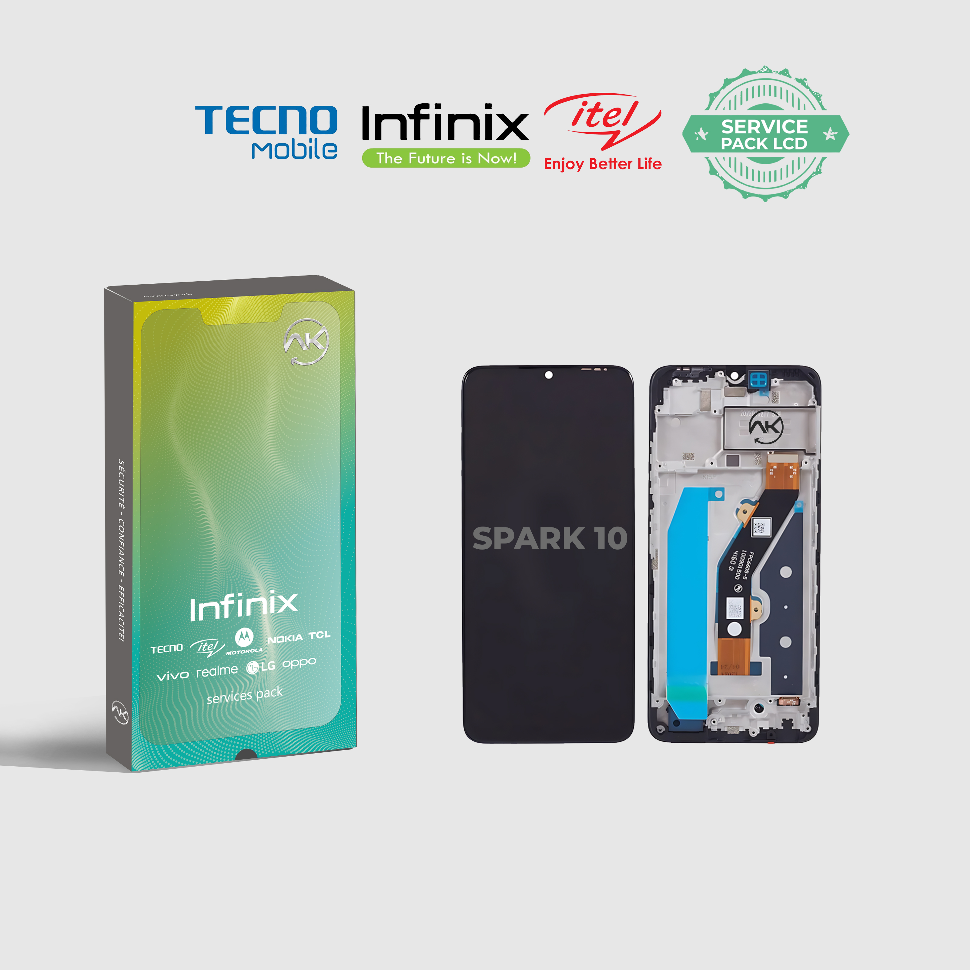 Screen Tecno Spark 10
