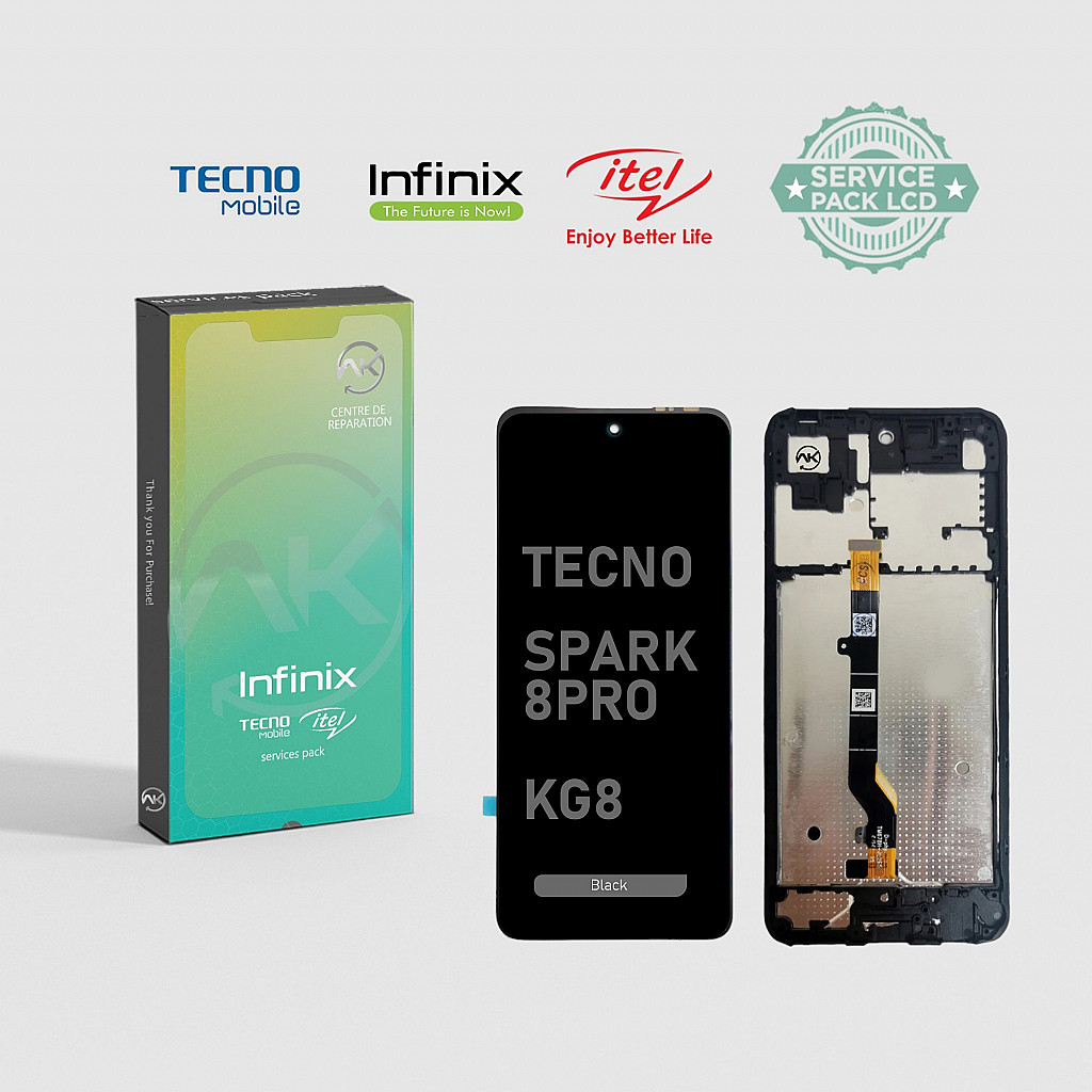 Screen Tecno Spark 8 Pro