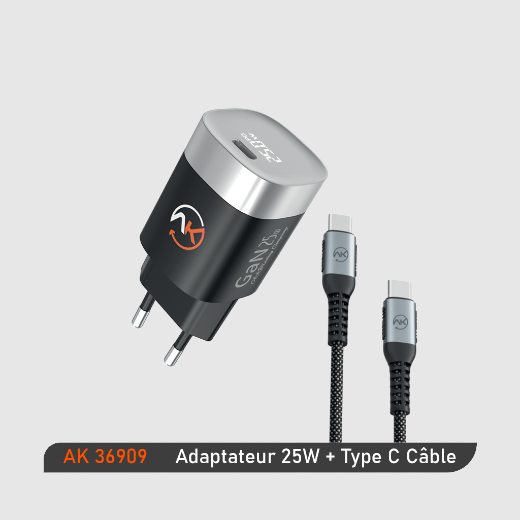 ADAPTER+CABLE 25W PD-TYPE C