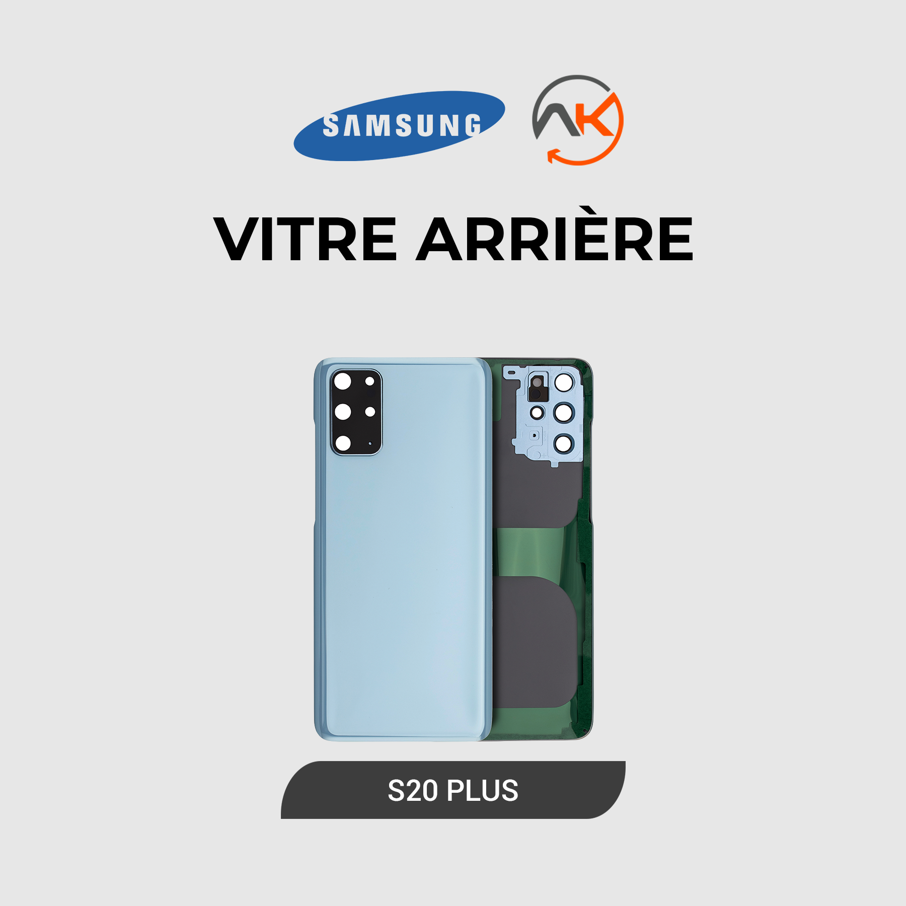Back Glass Galaxy S20 Plus