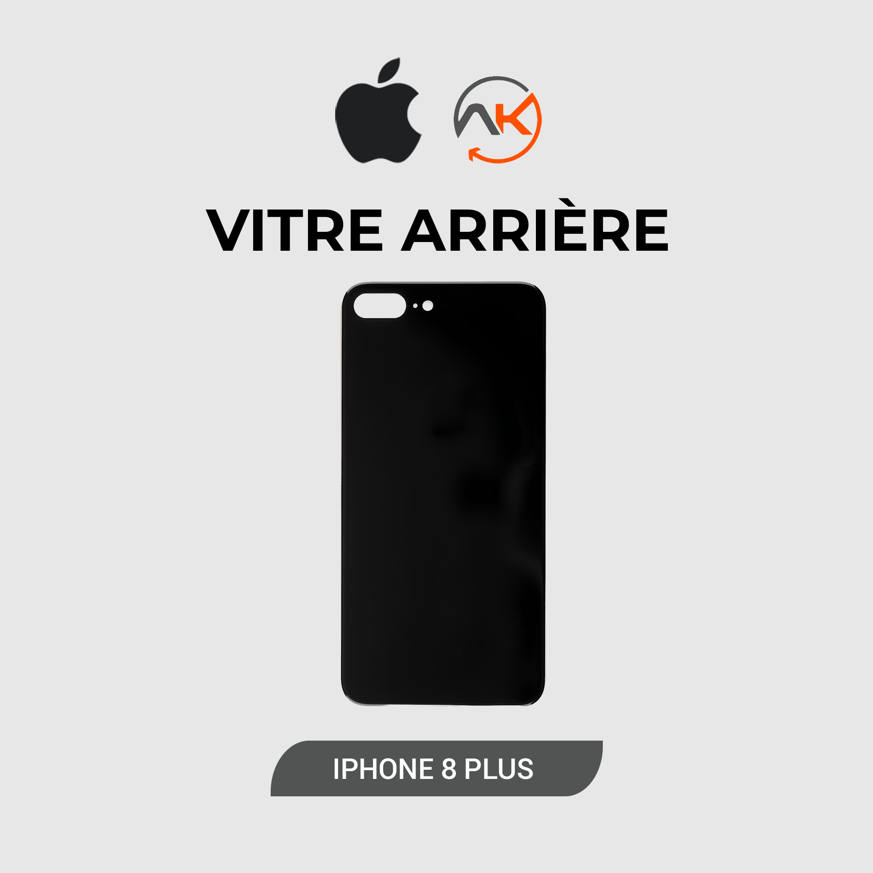 Back Glass Iphone 8 Plus