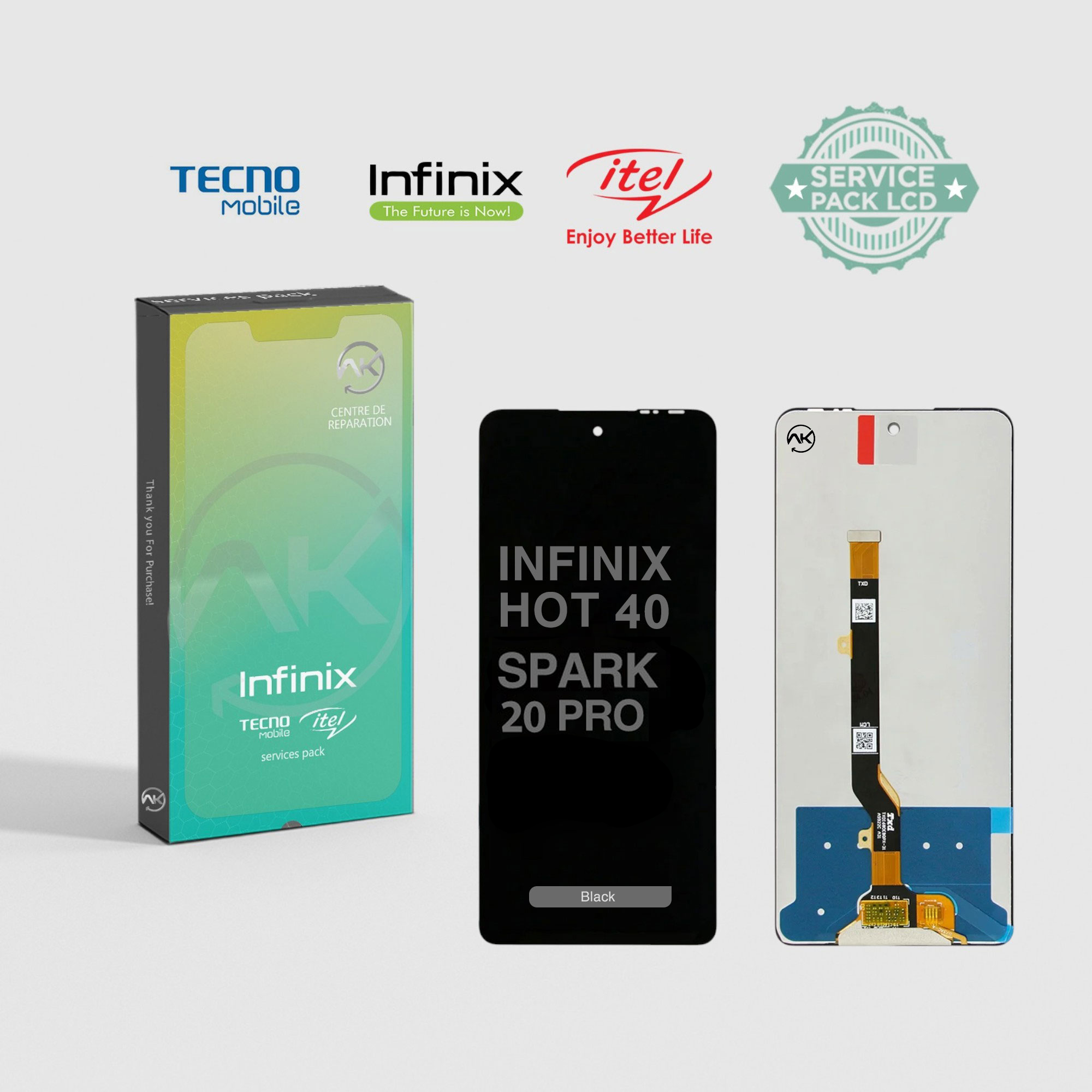 Screen Infinix Hot 40