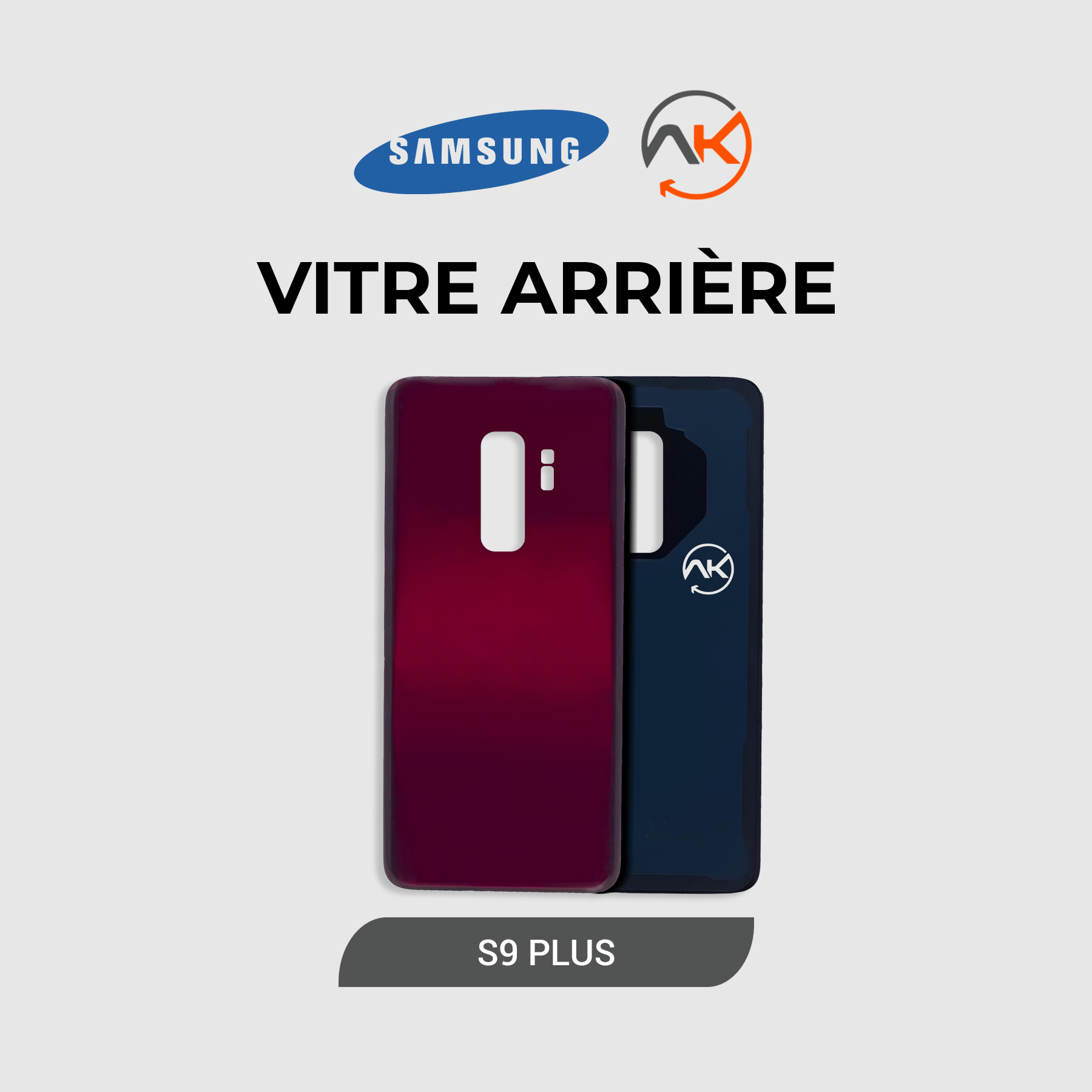 Back Glass Galaxy S9 Plus