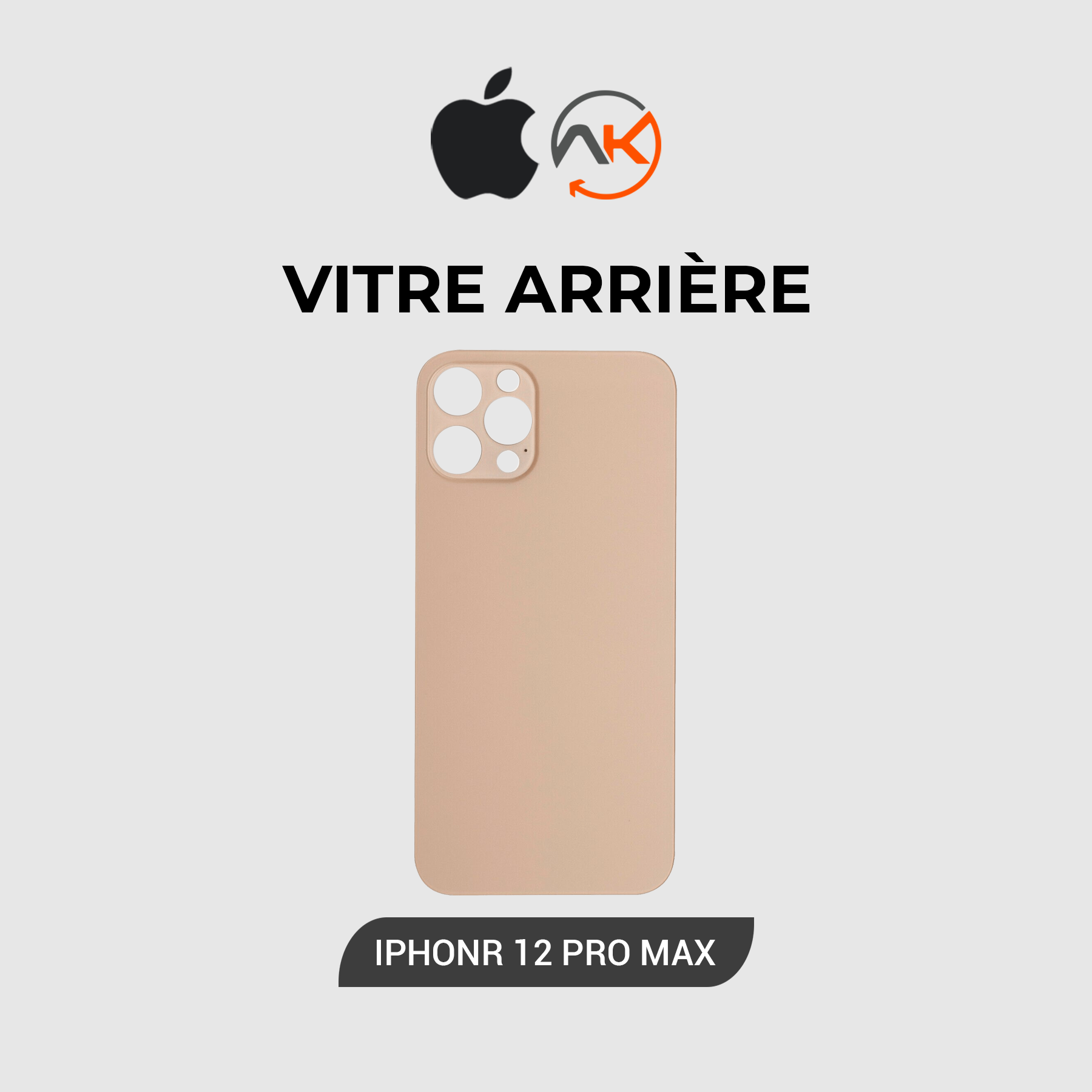 Back Glass Iphone 12 Pro Max