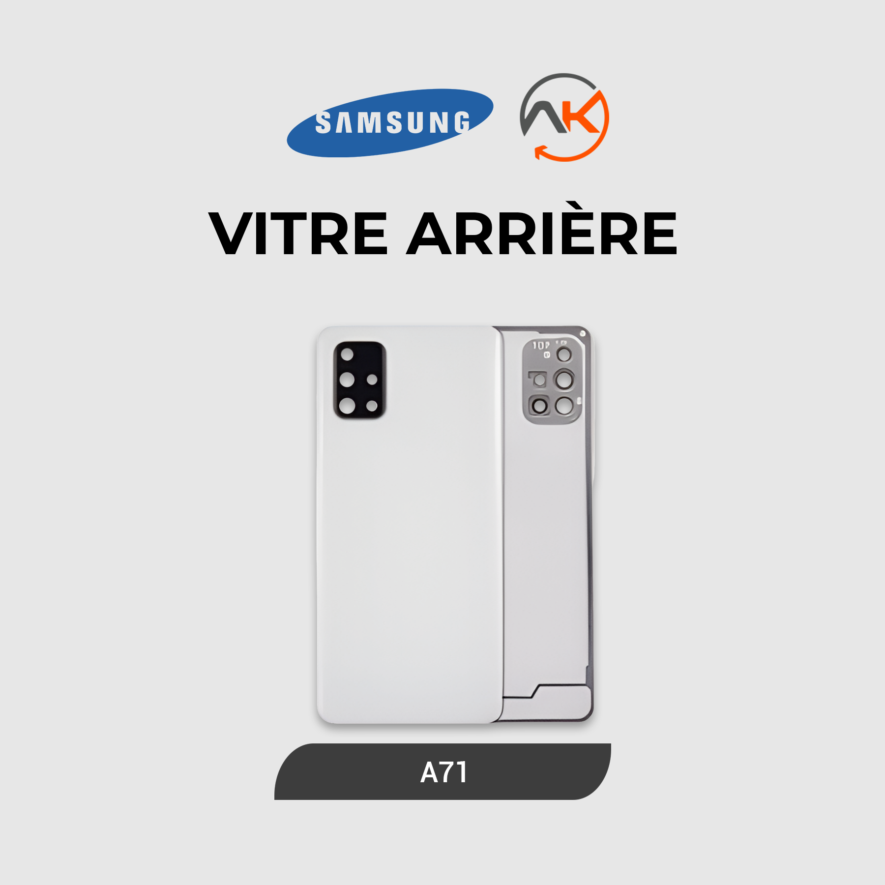 Back Glass Galaxy A71