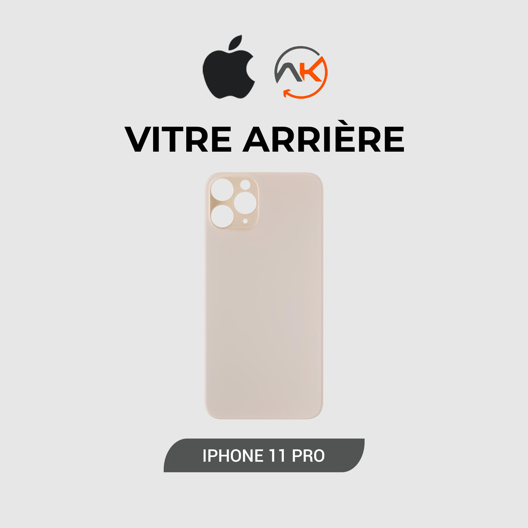 Back Glass Iphone 11 Pro