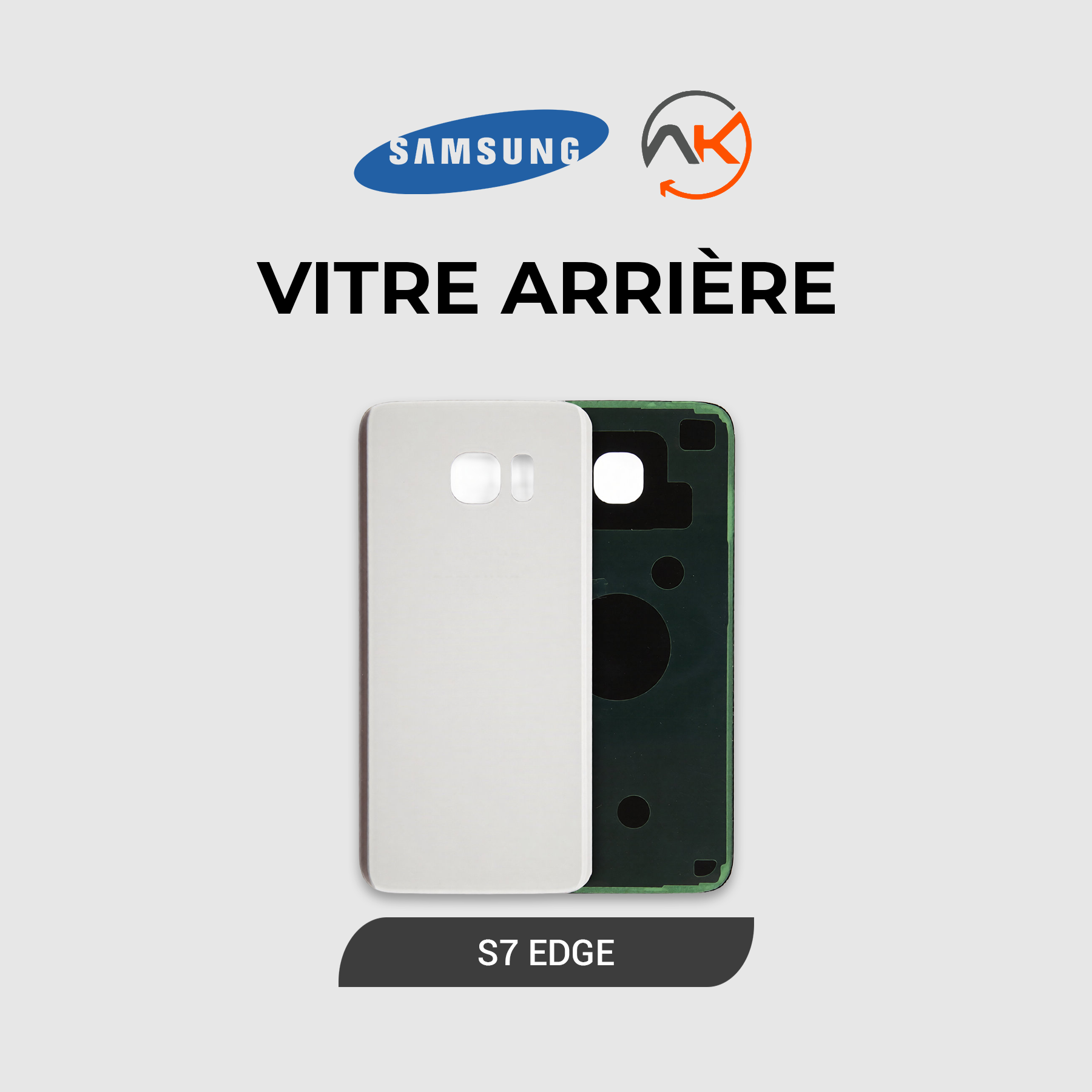 Back Glass Galaxy S7 Edge