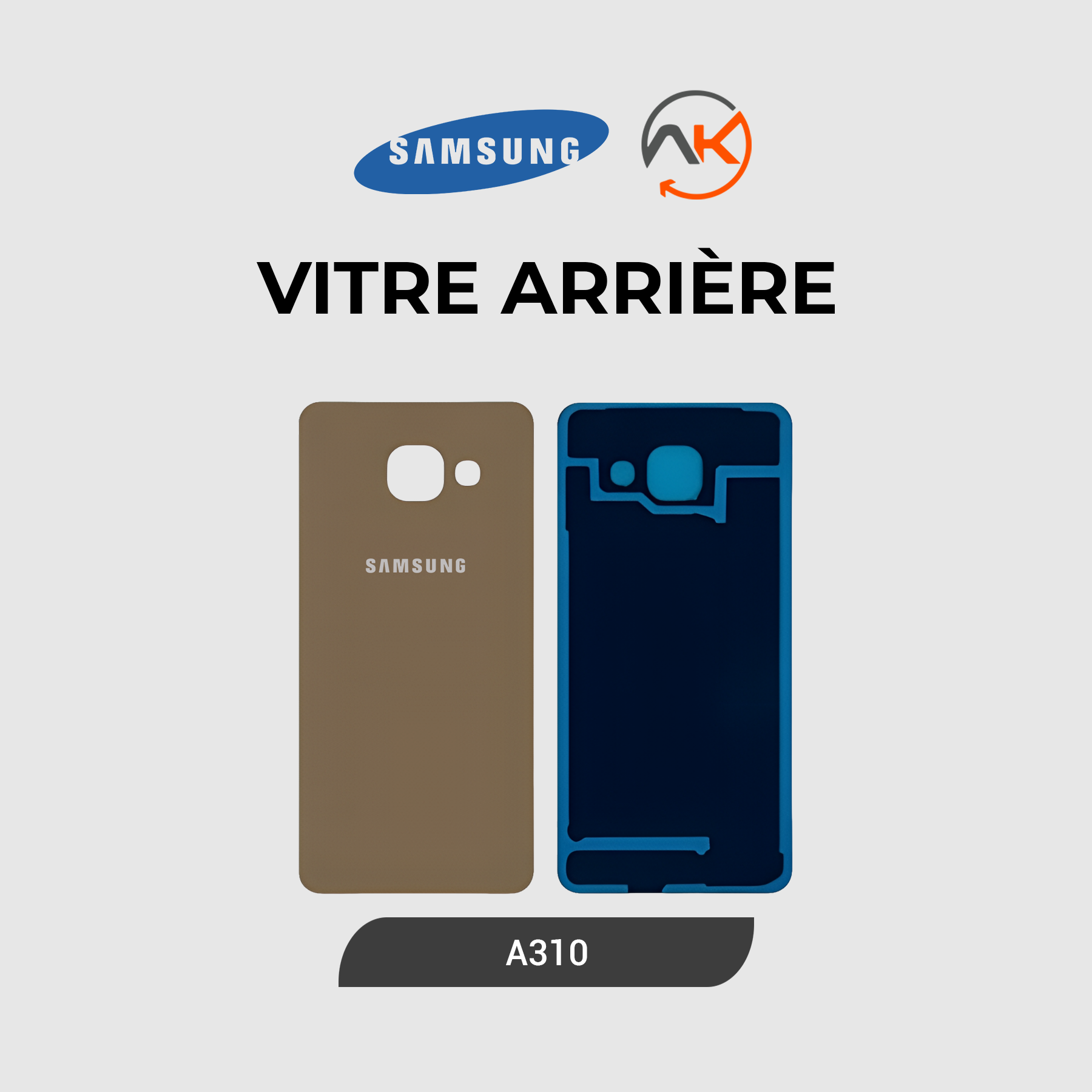 Back Glass Galaxy A310
