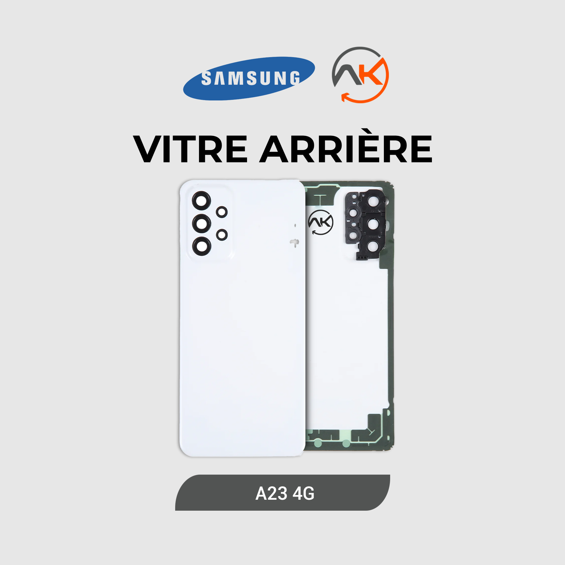 Back Glass Galaxy A23 (4G)