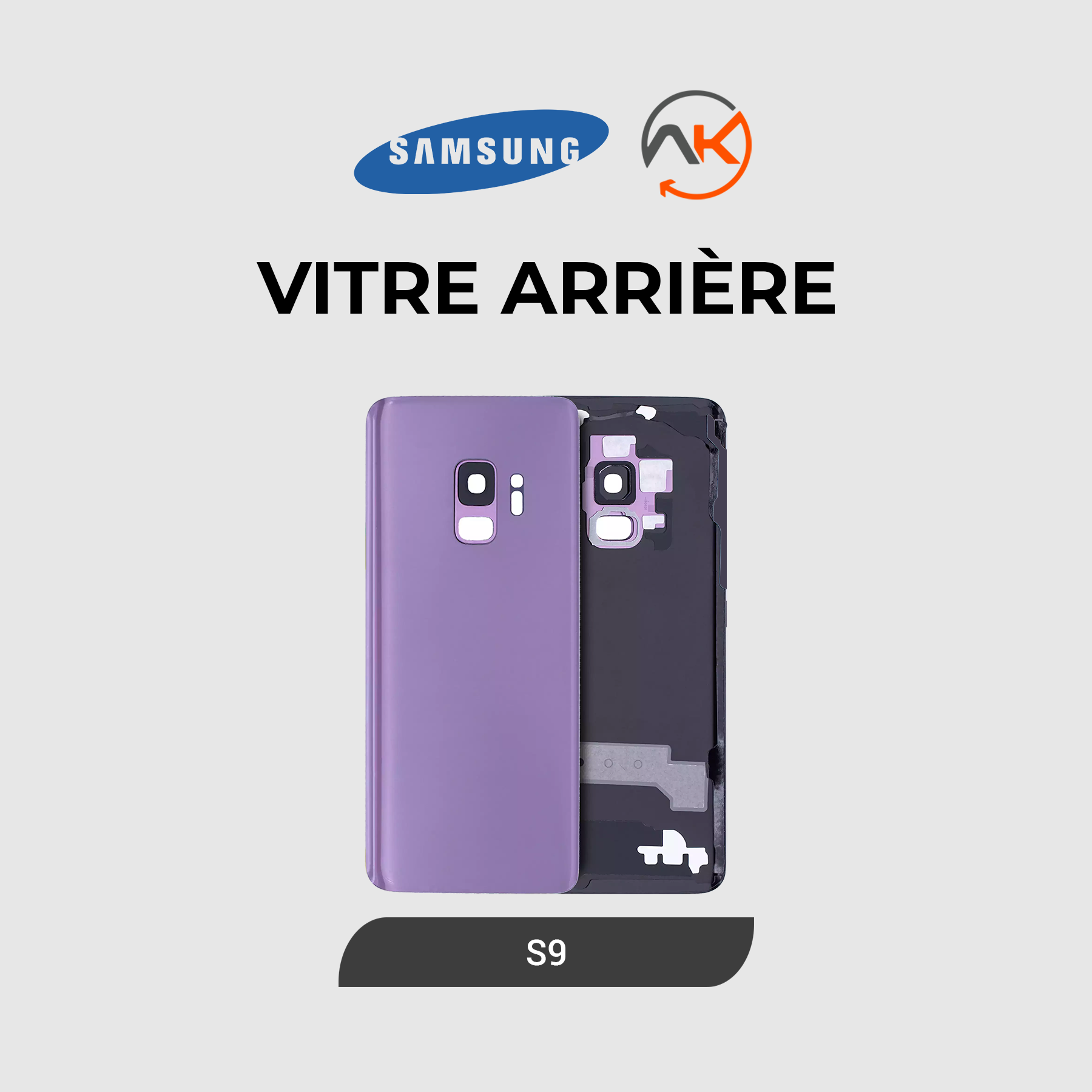 Back Glass Galaxy S9