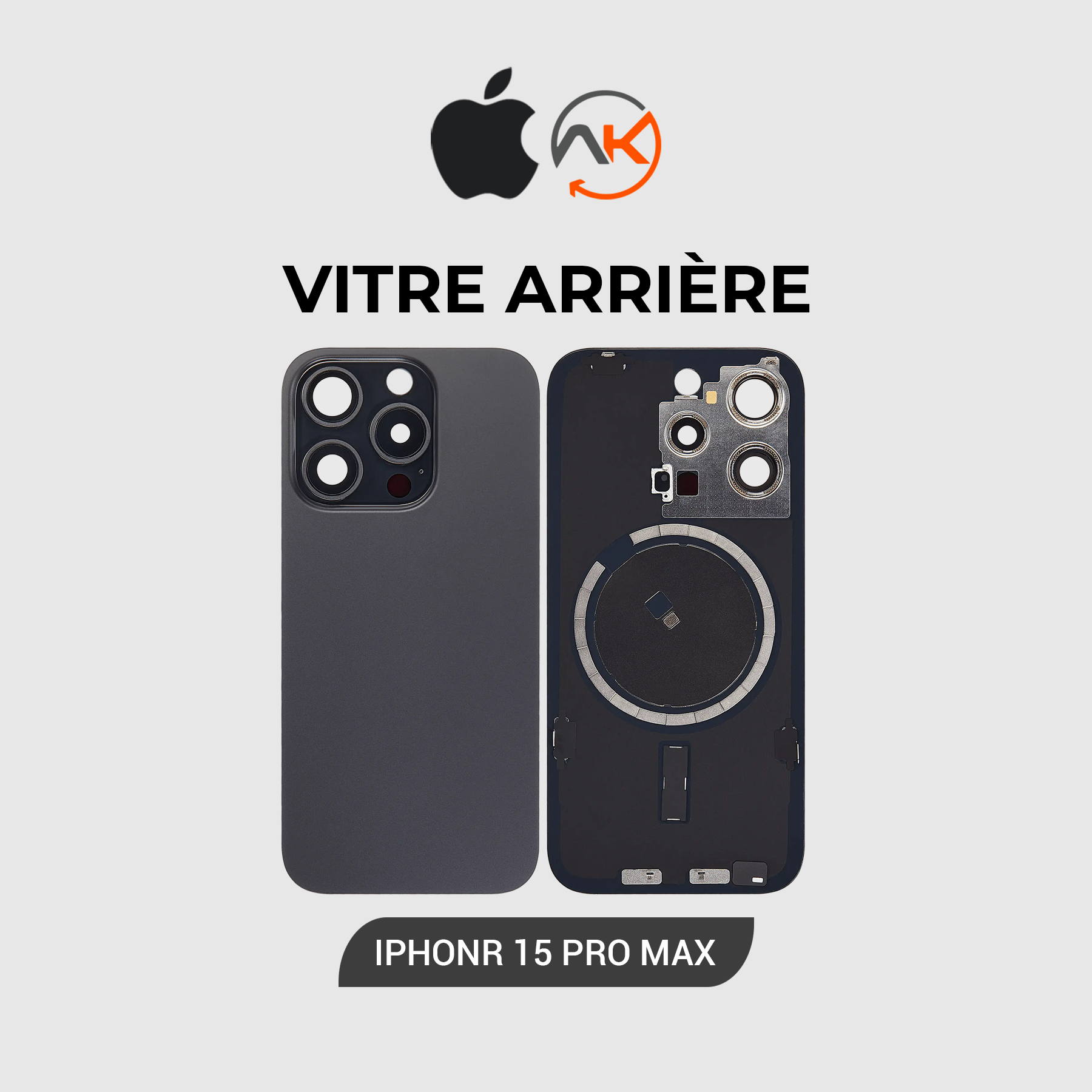 Back Glass Iphone 15 Pro Max