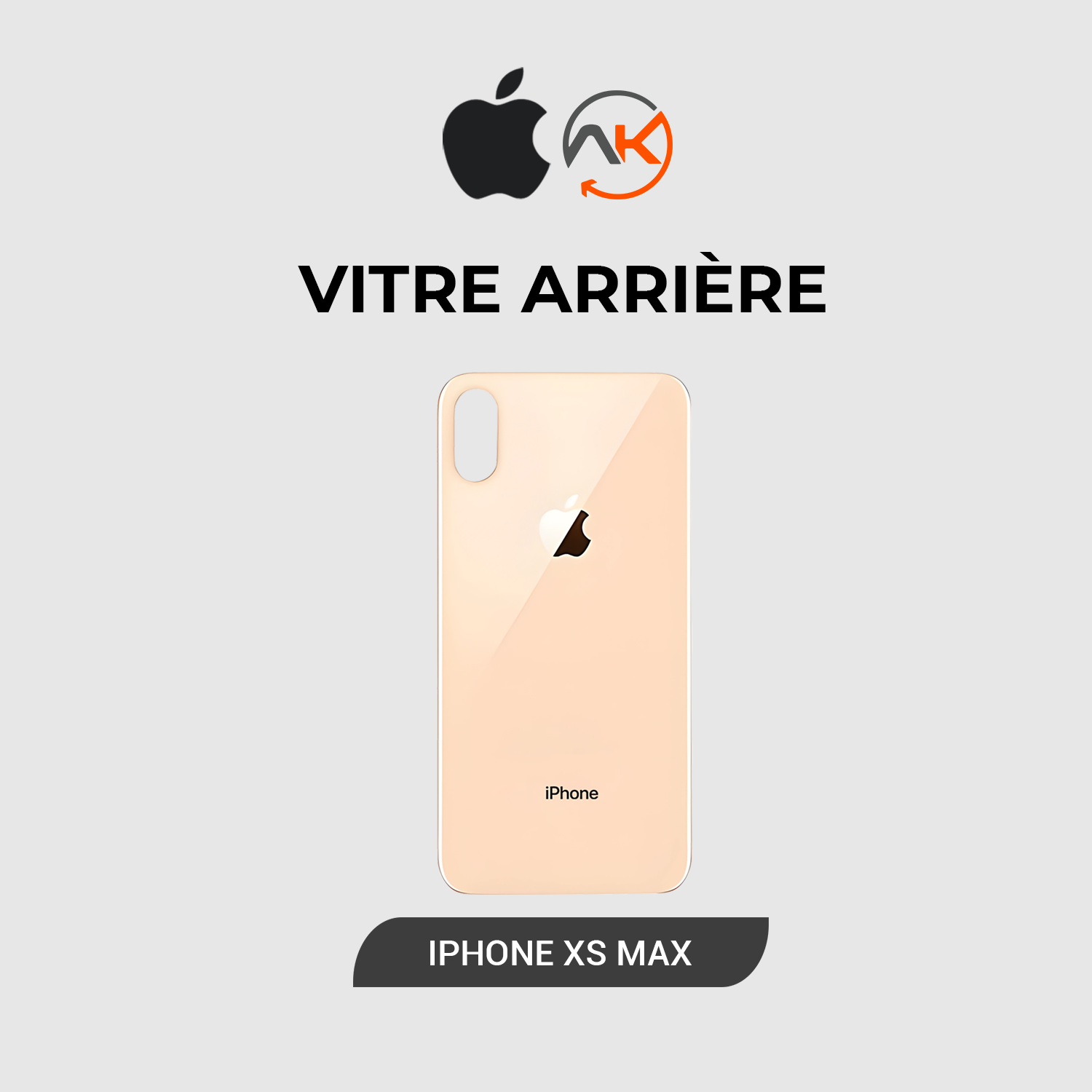 Back Glass Iphone XS Max