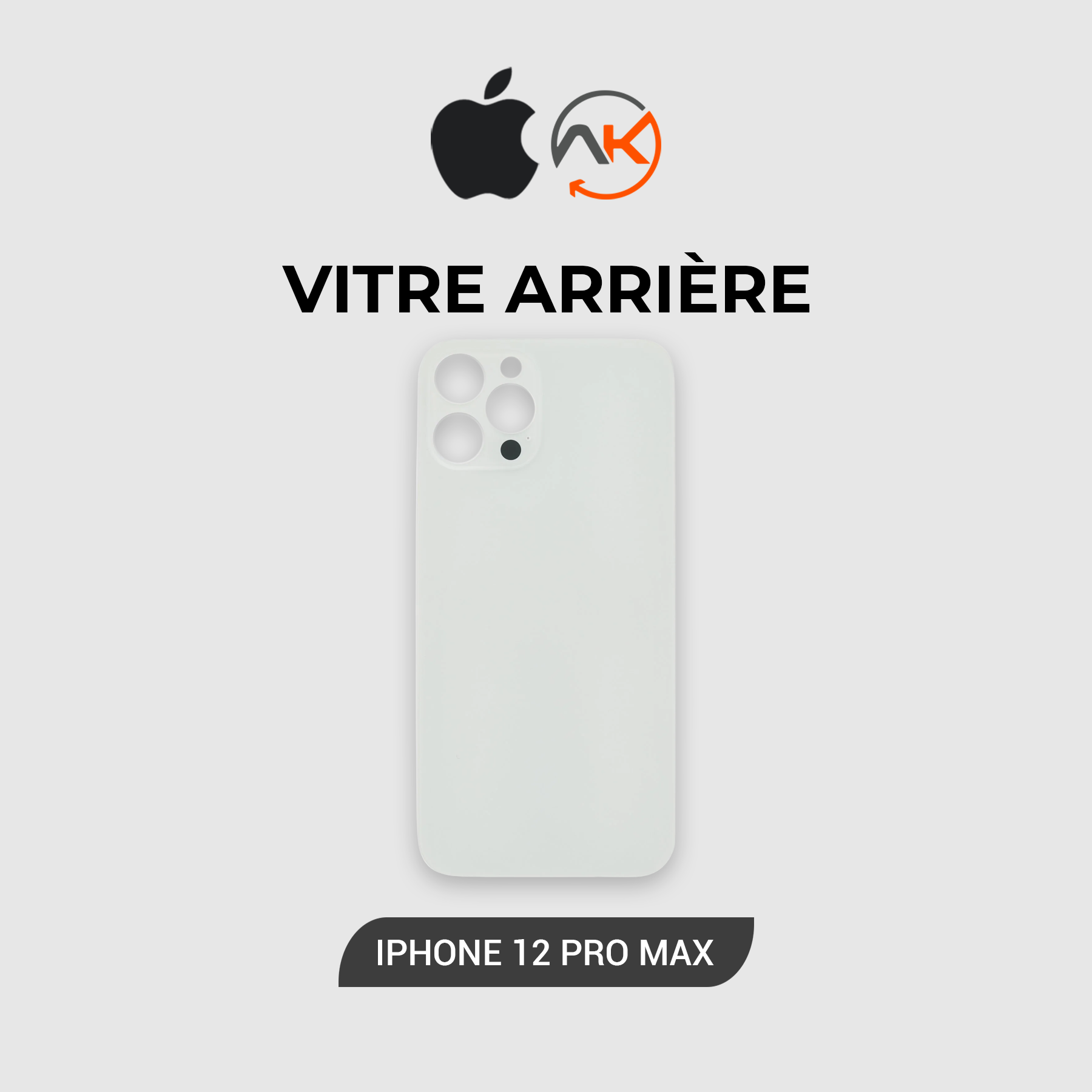 Back Glass Iphone 12 Pro Max