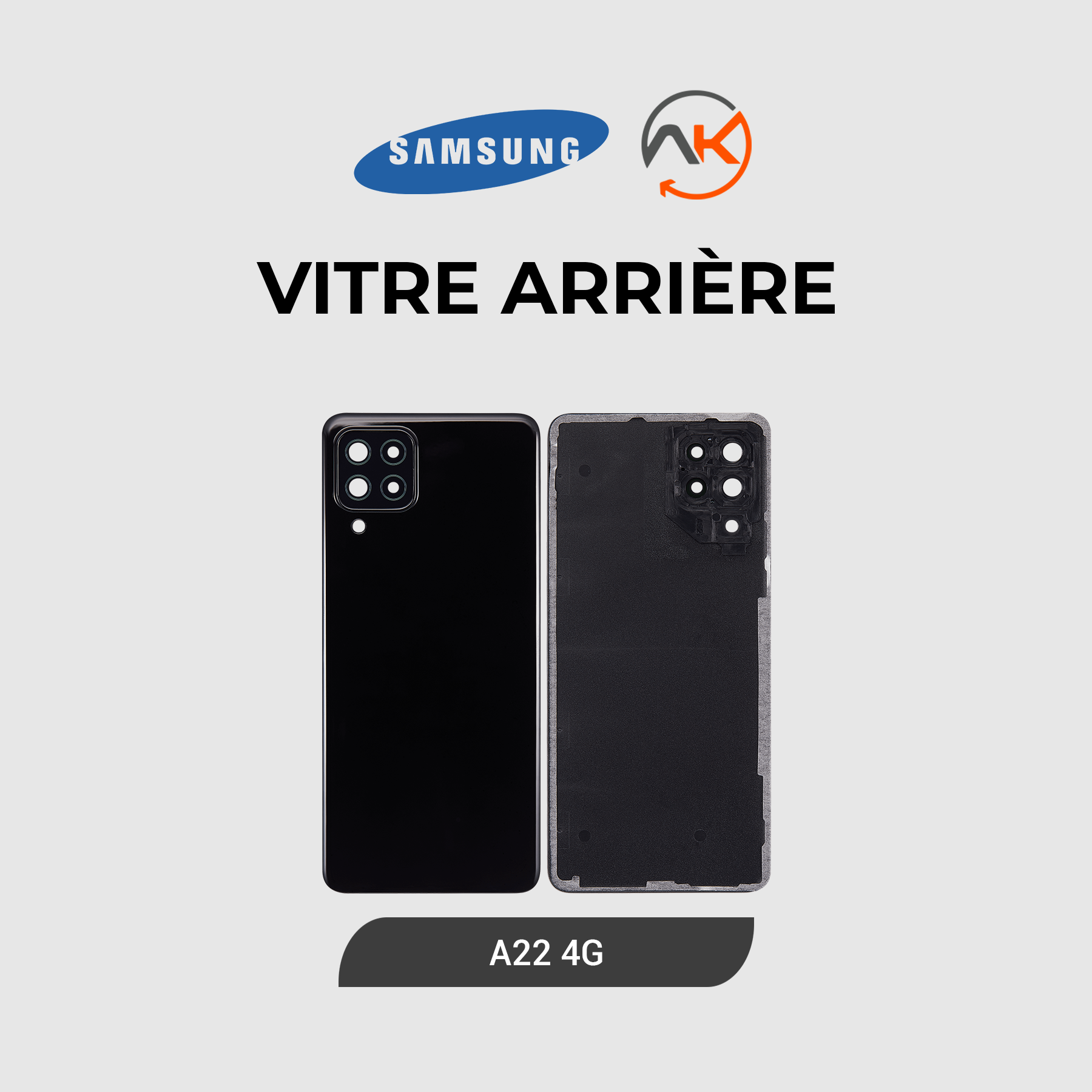 Back Glass Galaxy A22 (4G)