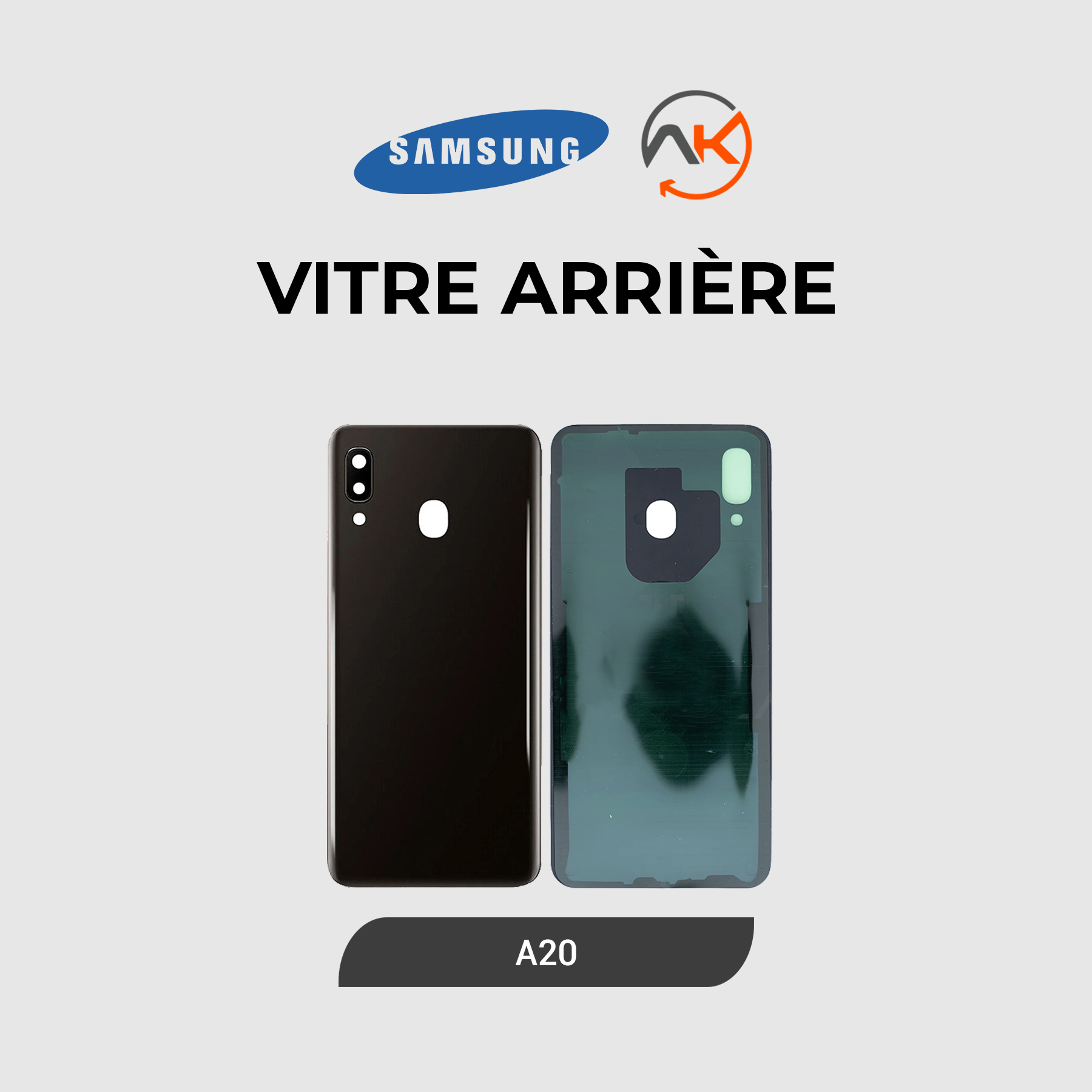 Back Glass Galaxy A20