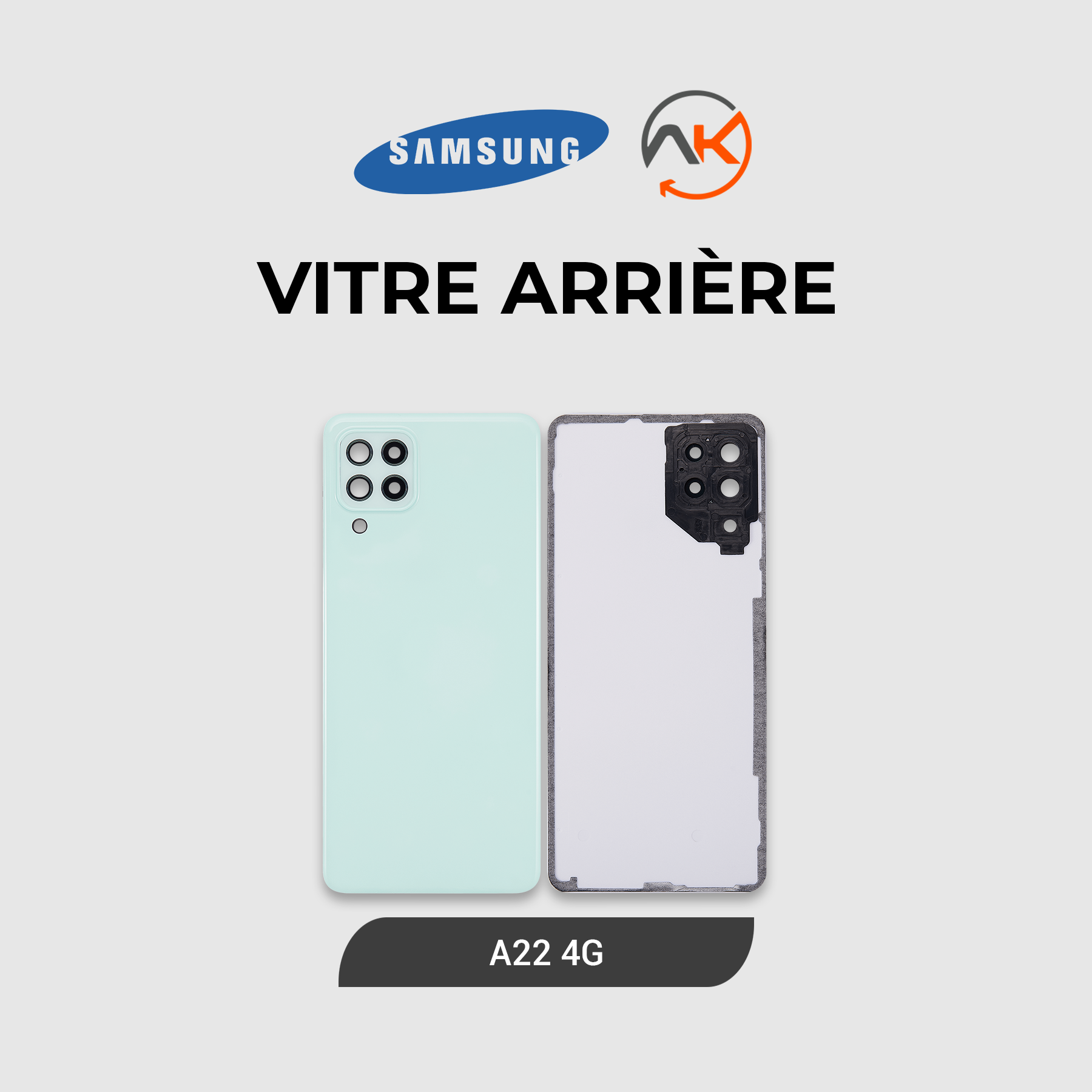 Back Glass Galaxy A22 (4G)