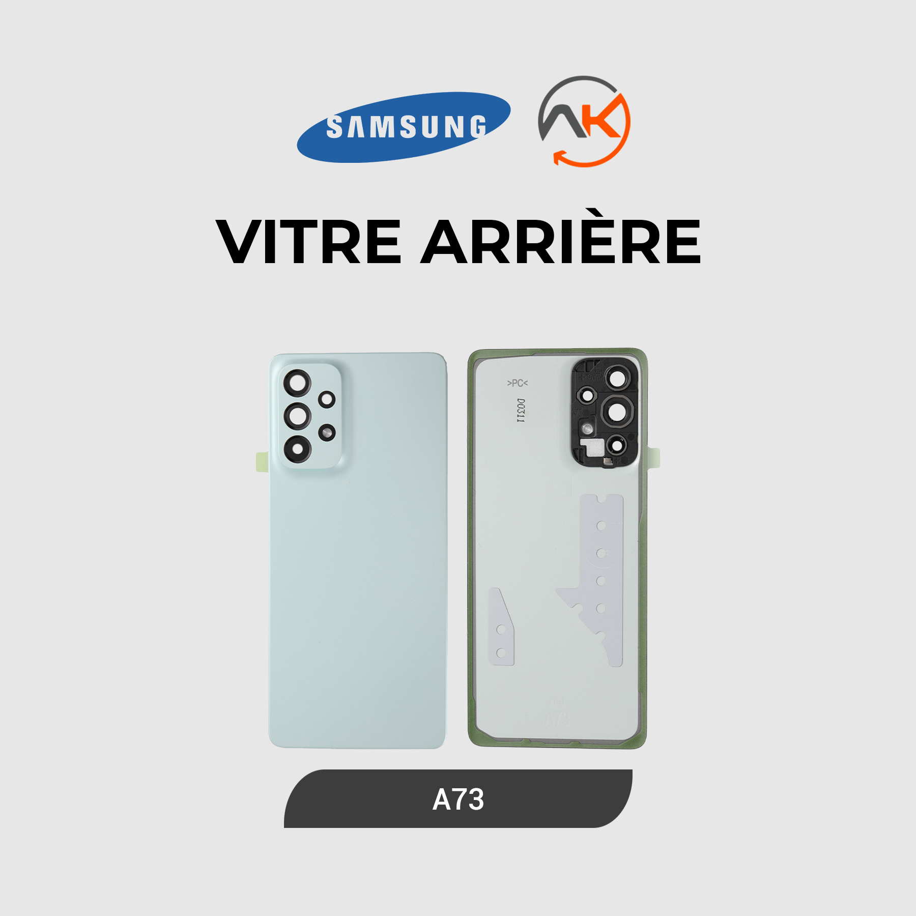 Back Glass Galaxy A73