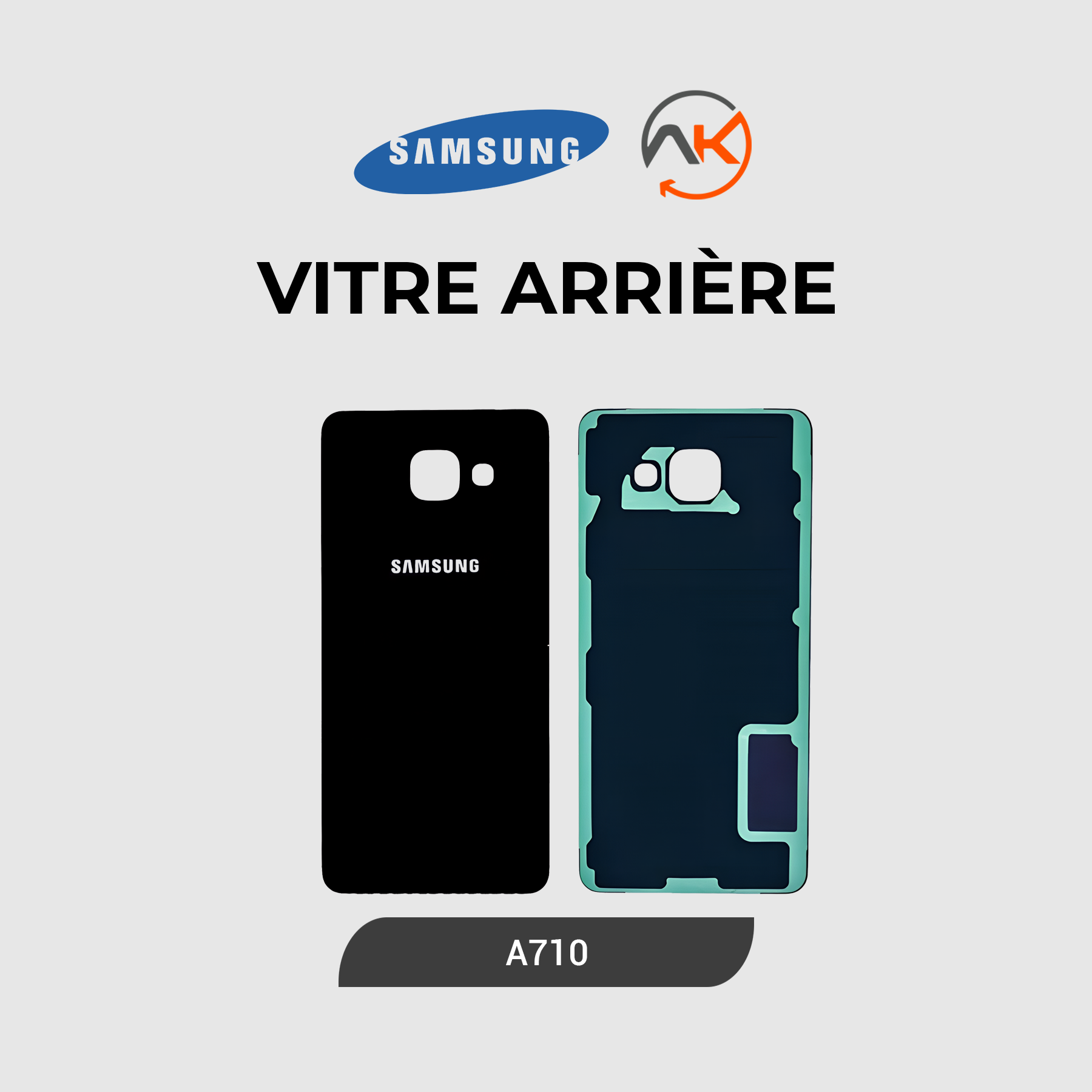 Back Glass Galaxy A710