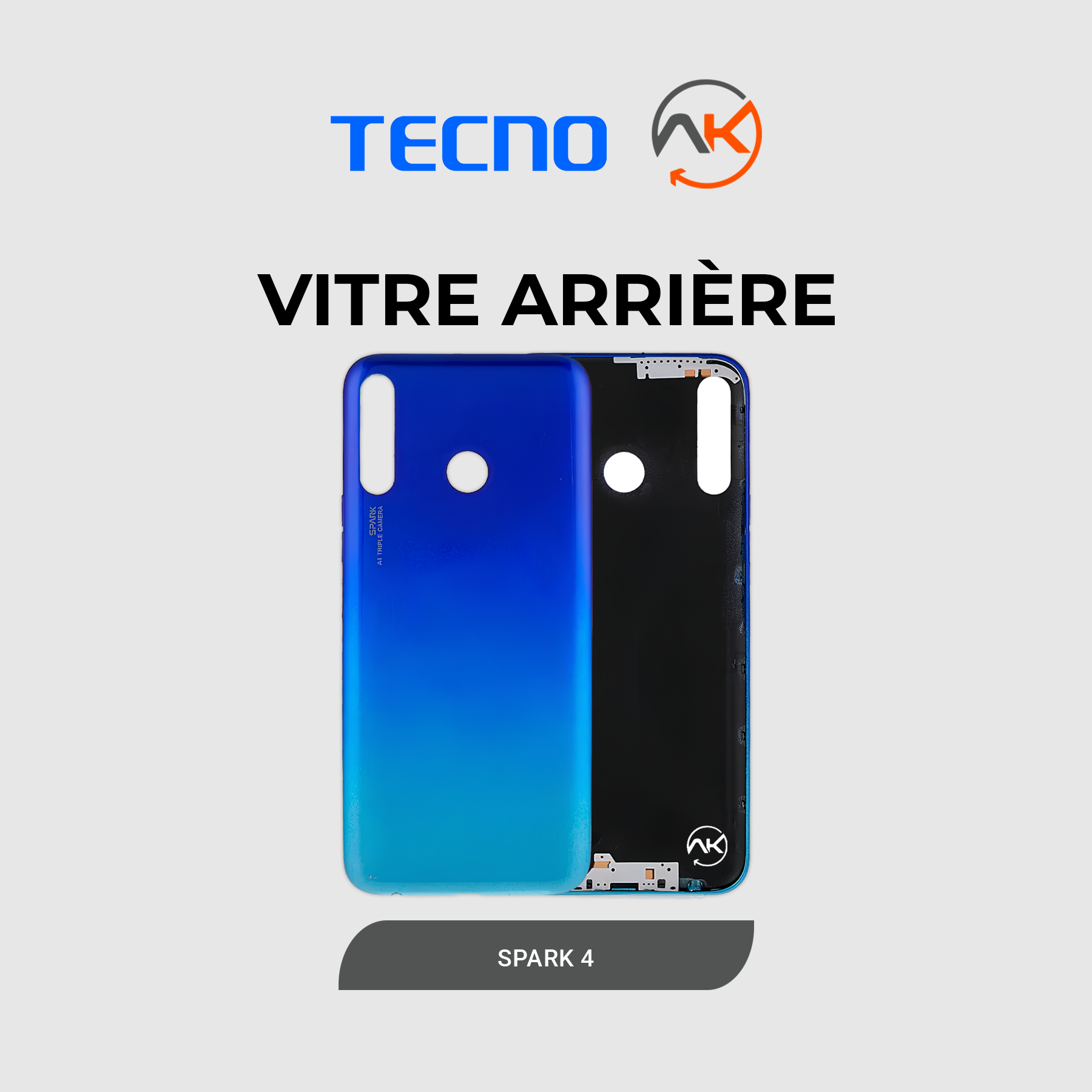 Housing Tecno Spark 4