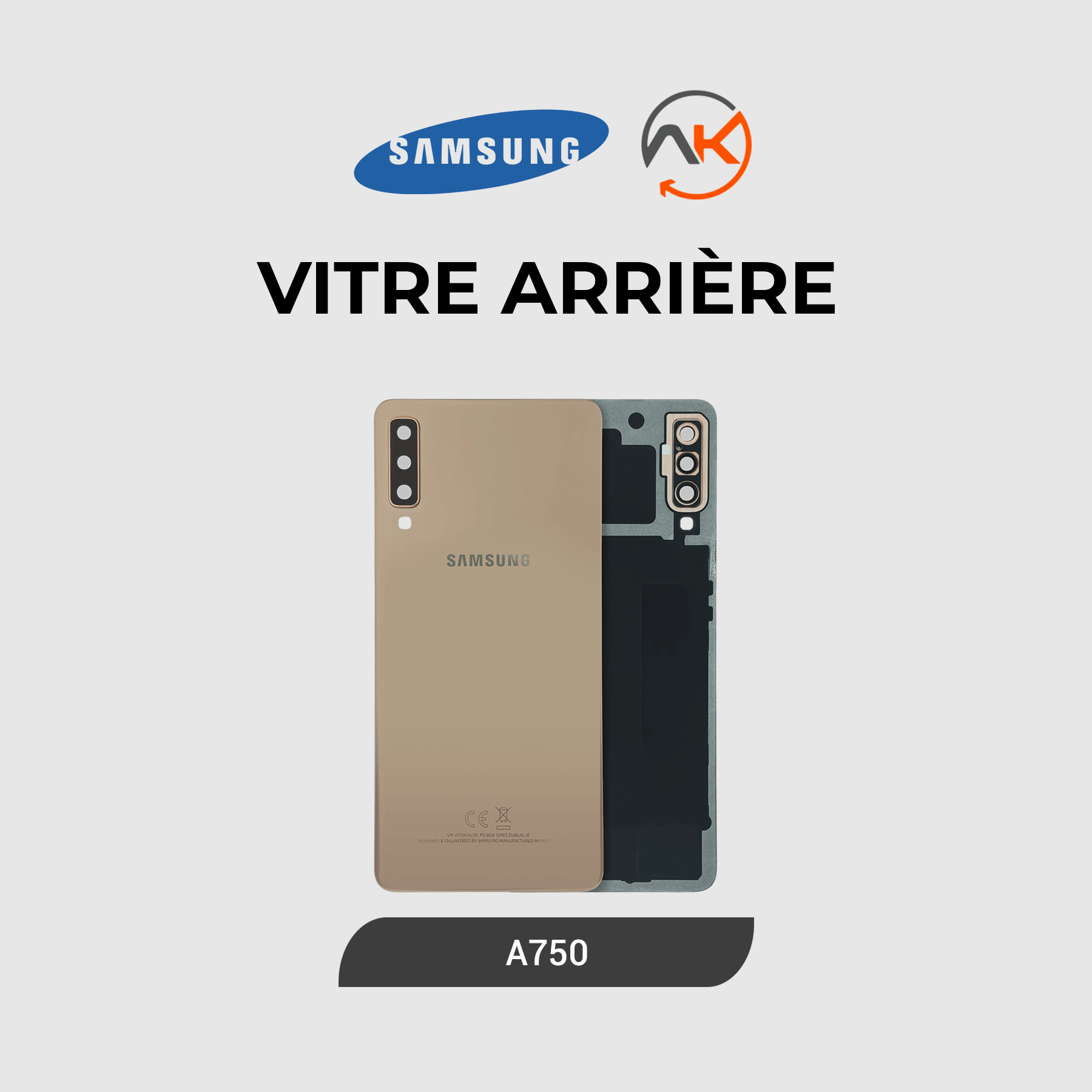 Back Glass Galaxy A750