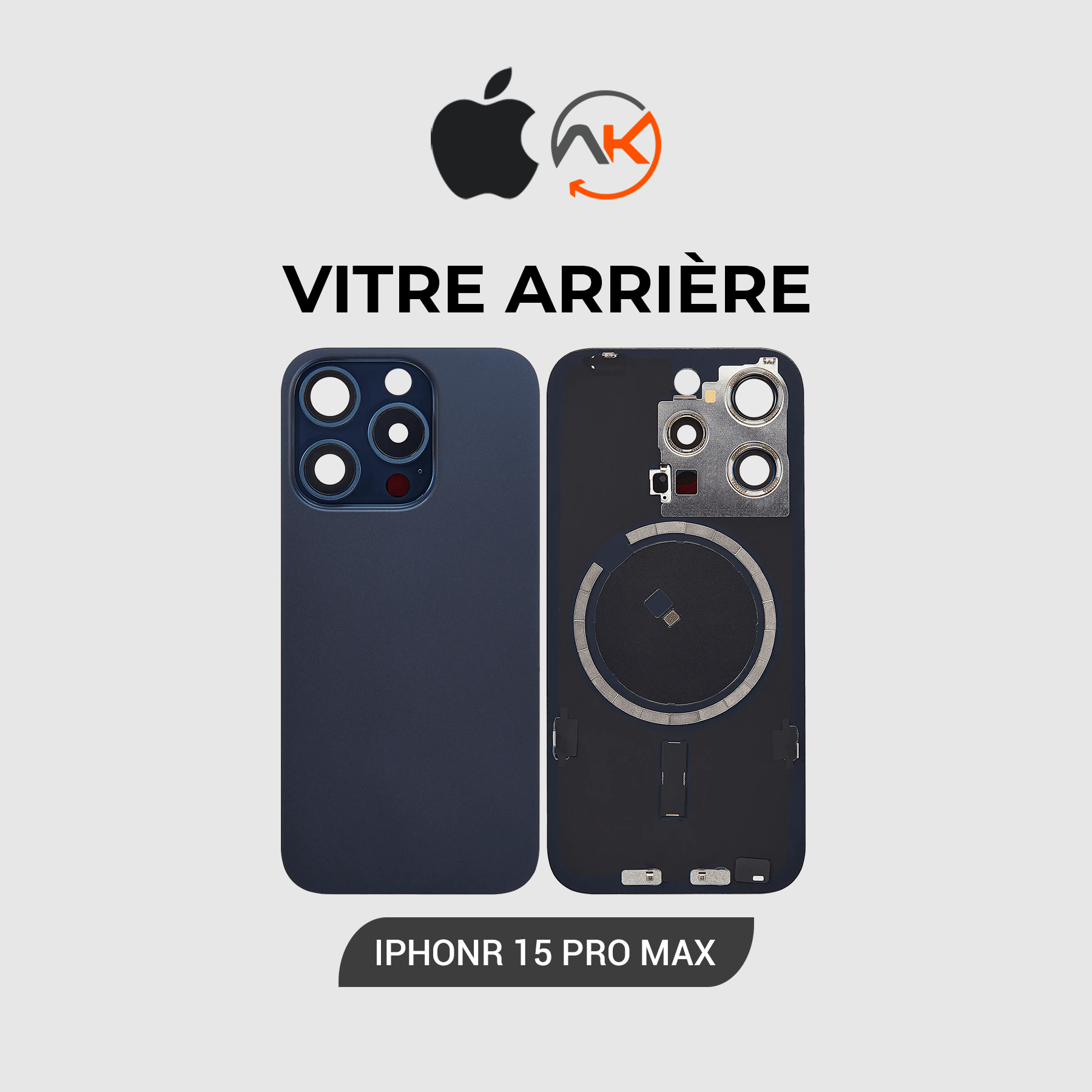 Back Glass Iphone 15 Pro Max