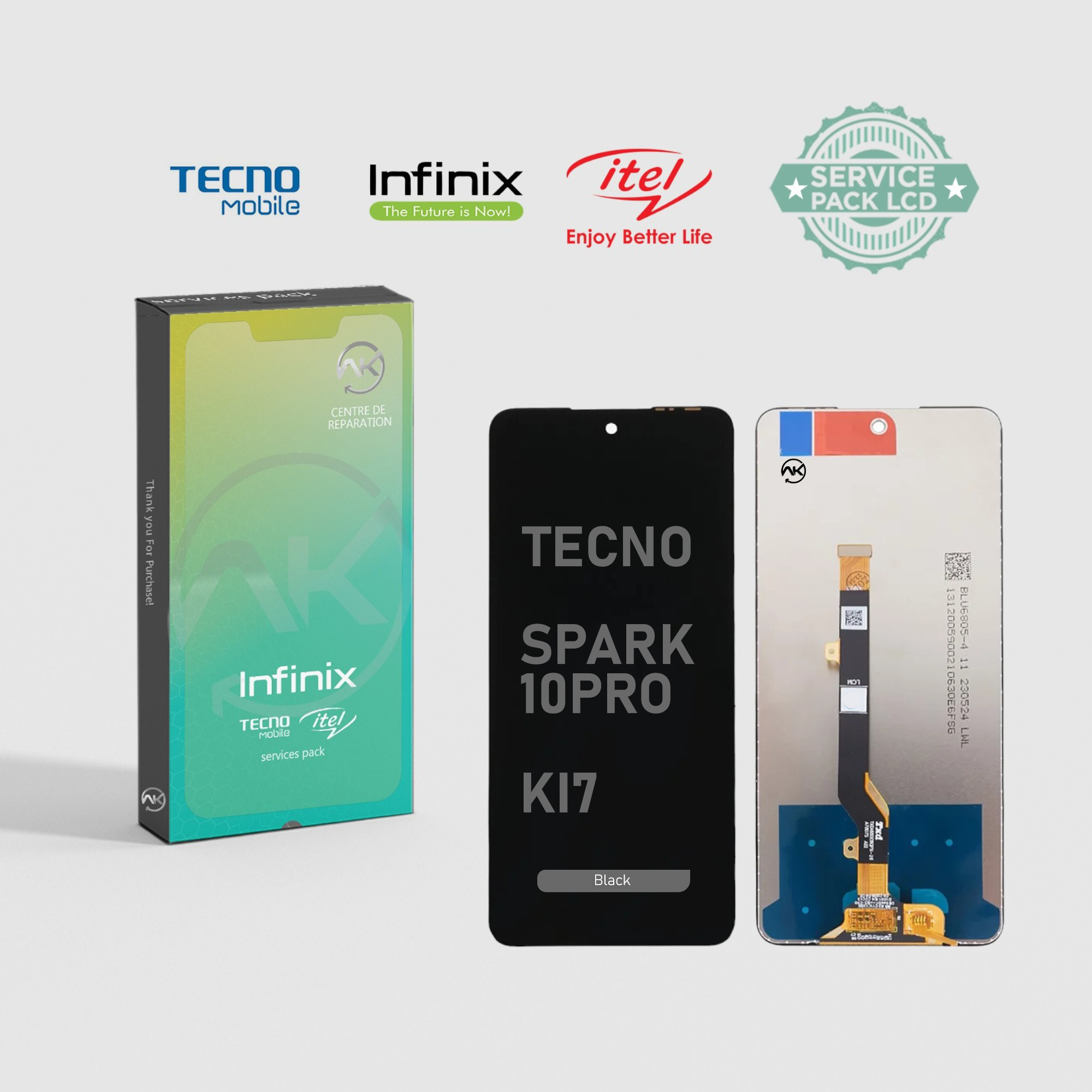 Screen Tecno Spark 10 pro