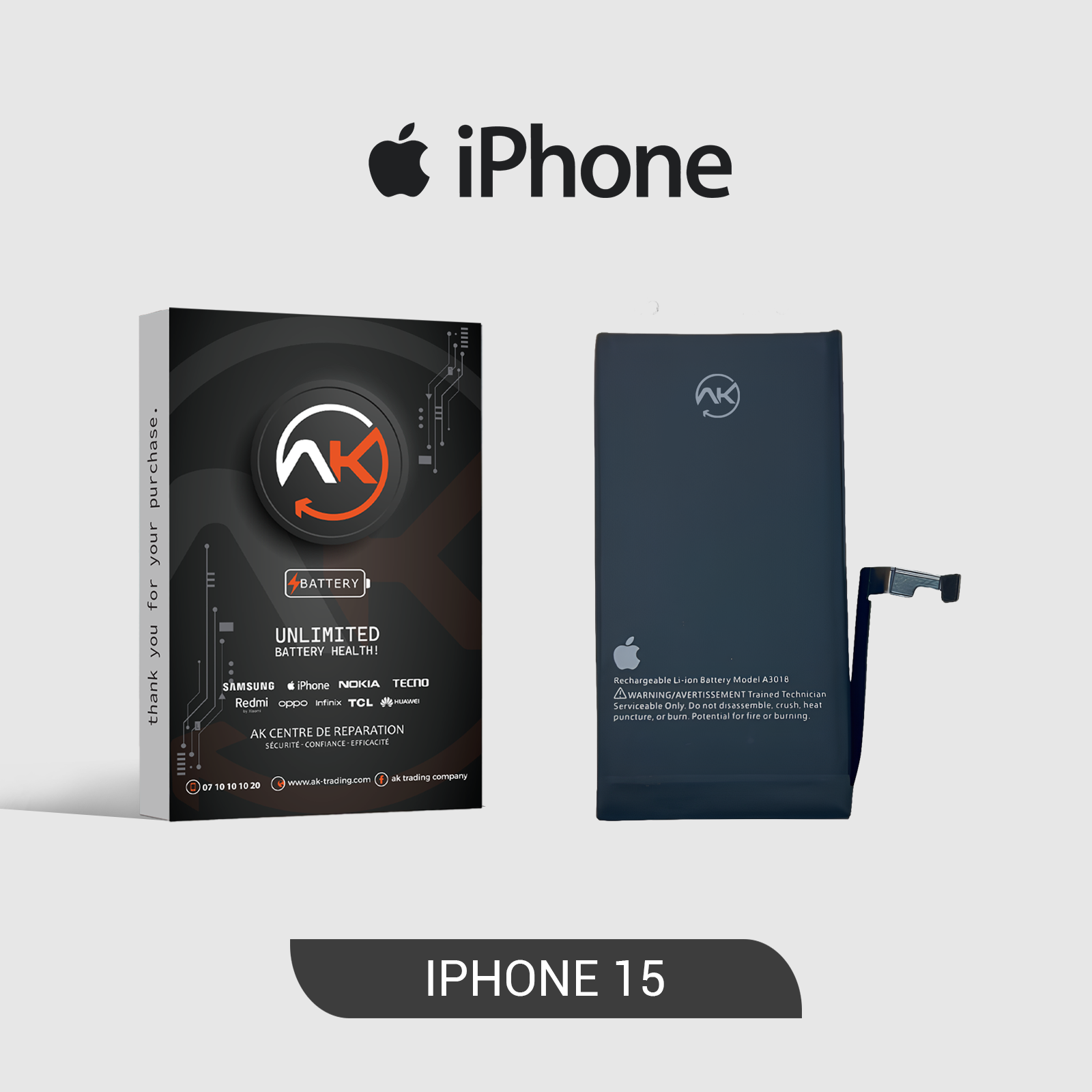 Battery Iphone 15