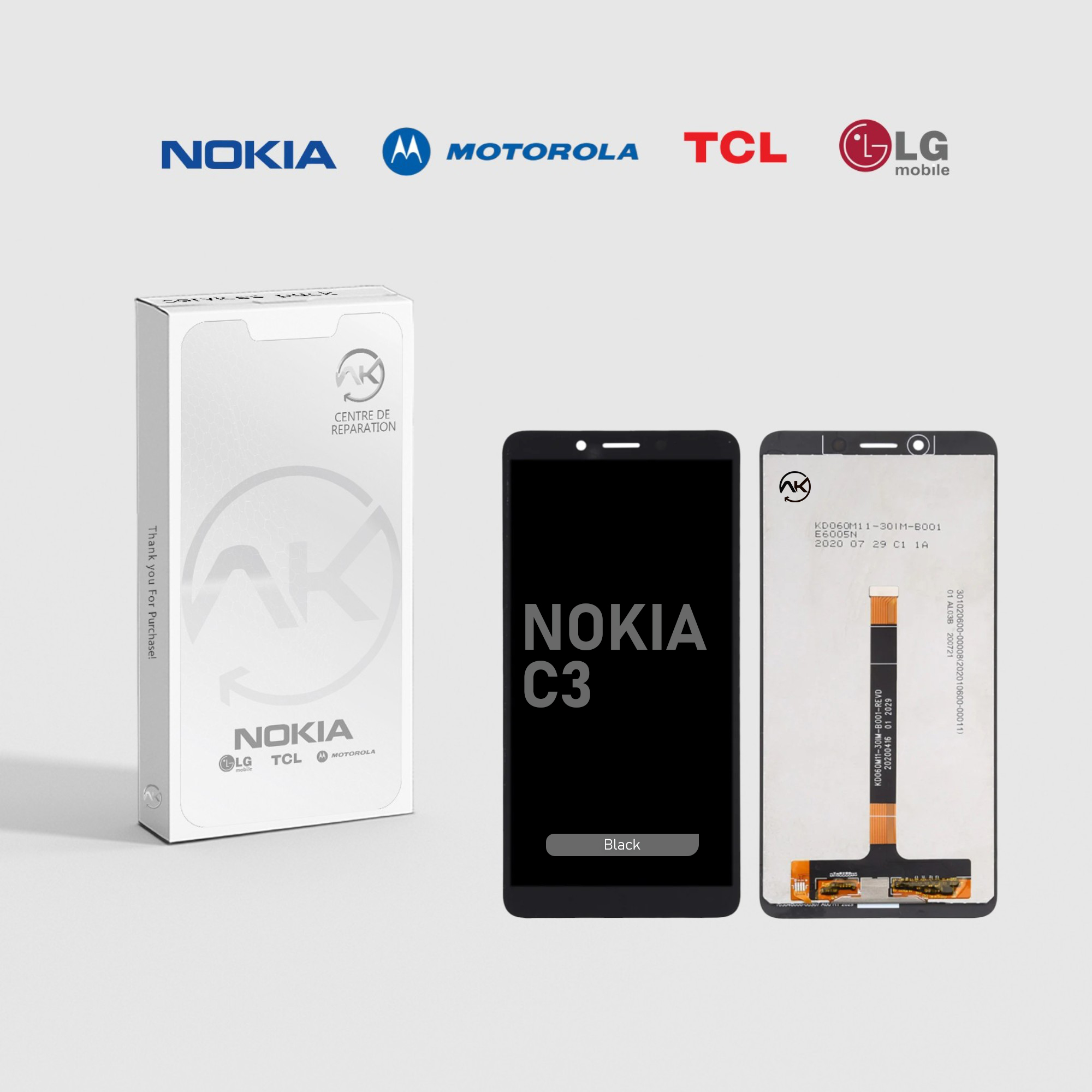 Screen Nokia C3