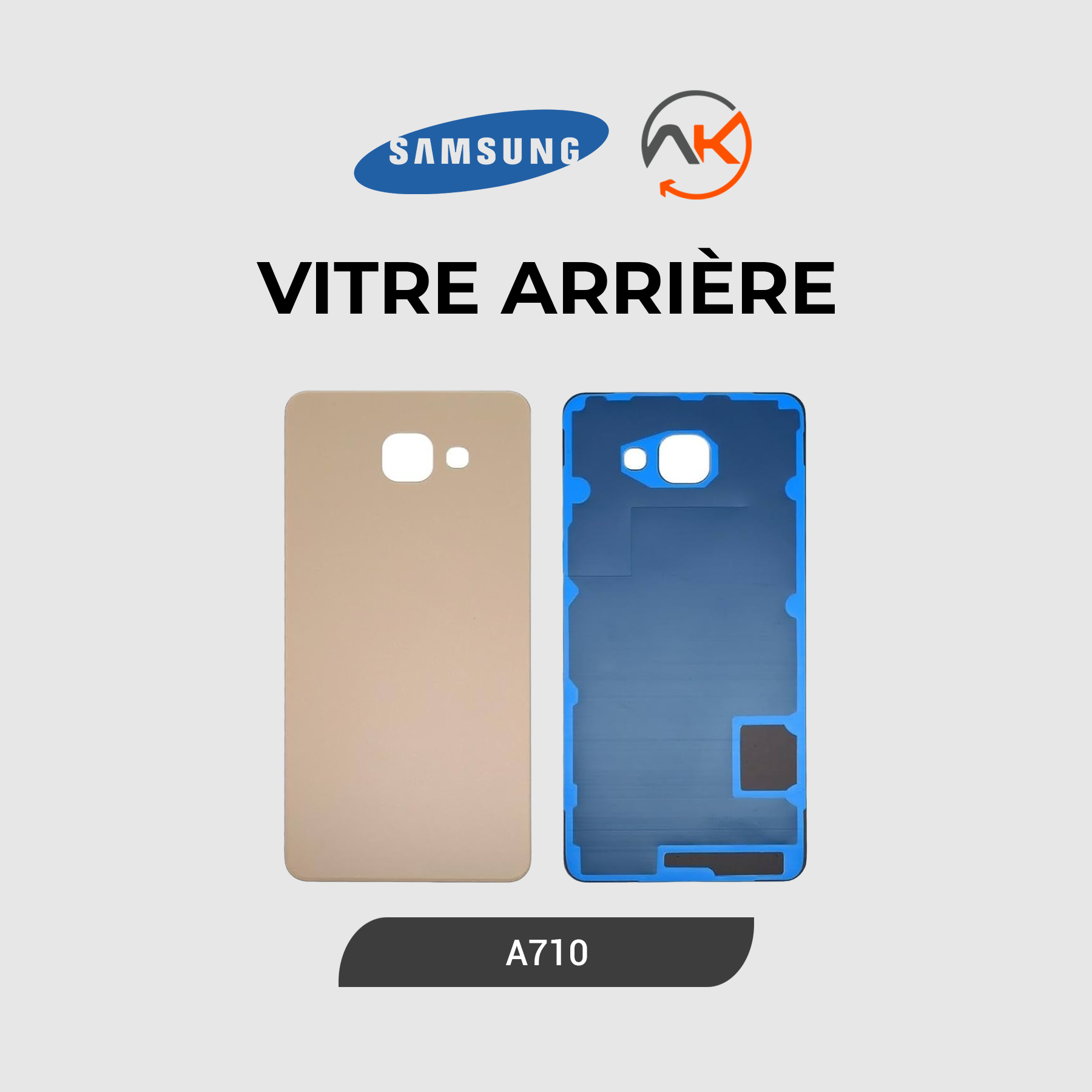 Back Glass Galaxy A710