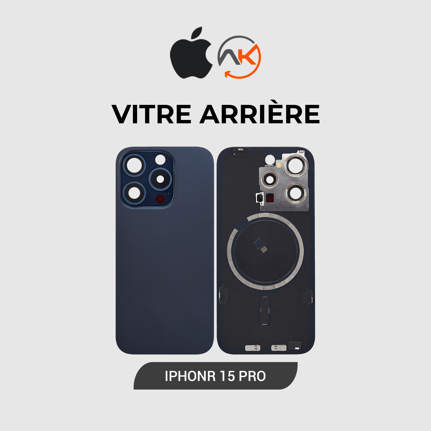 Back Glass Iphone 15 Pro