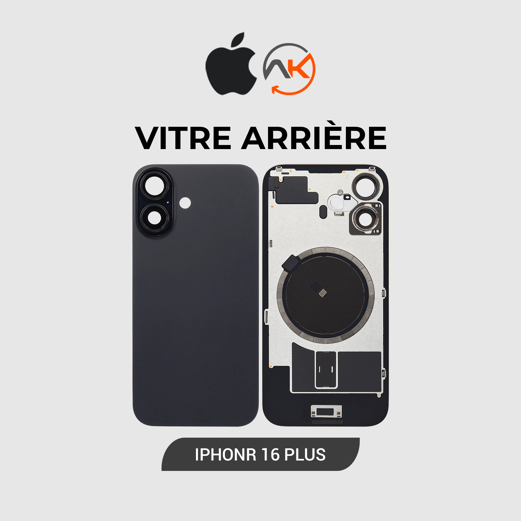Back Glass Iphone 16 Plus