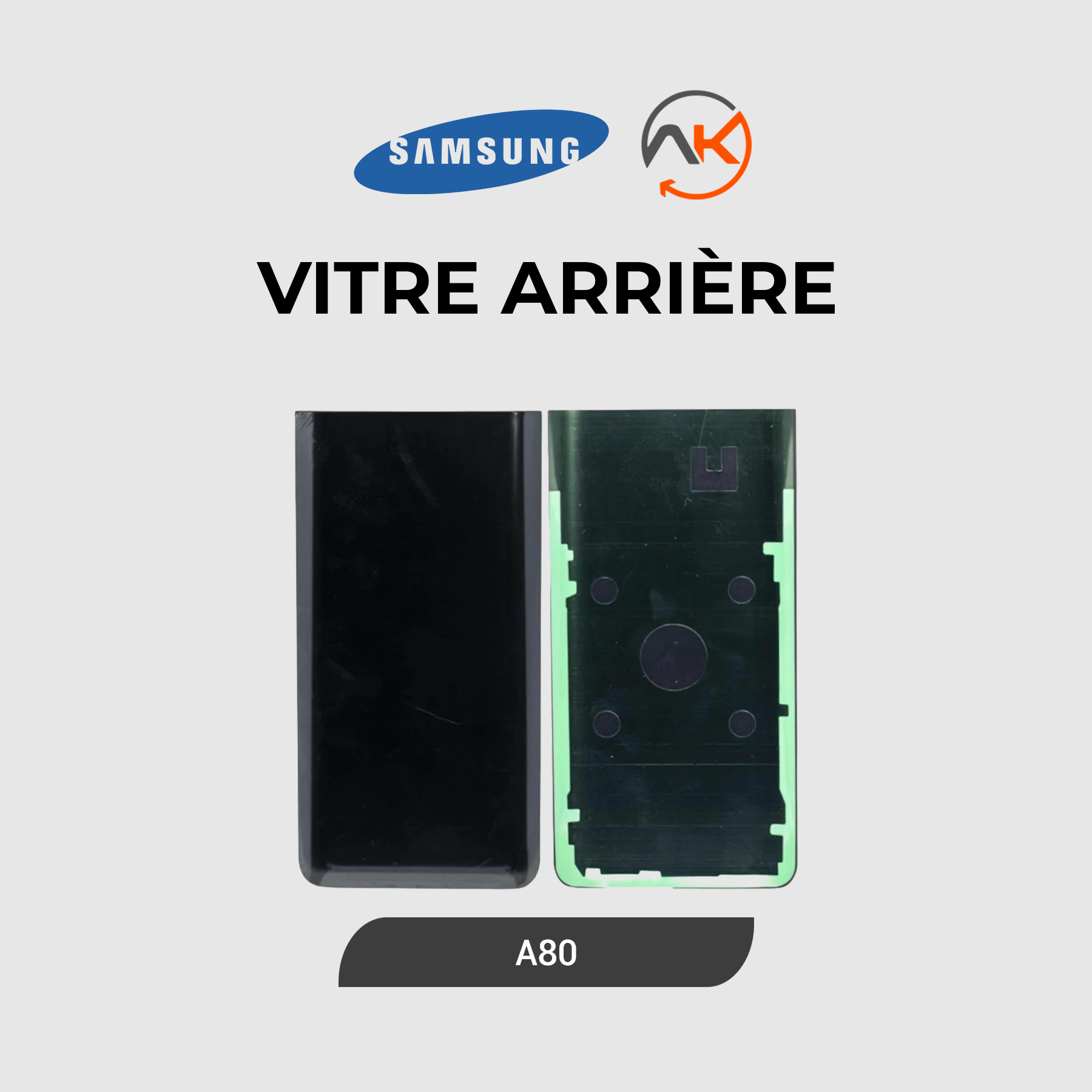 Back Glass Galaxy A80
