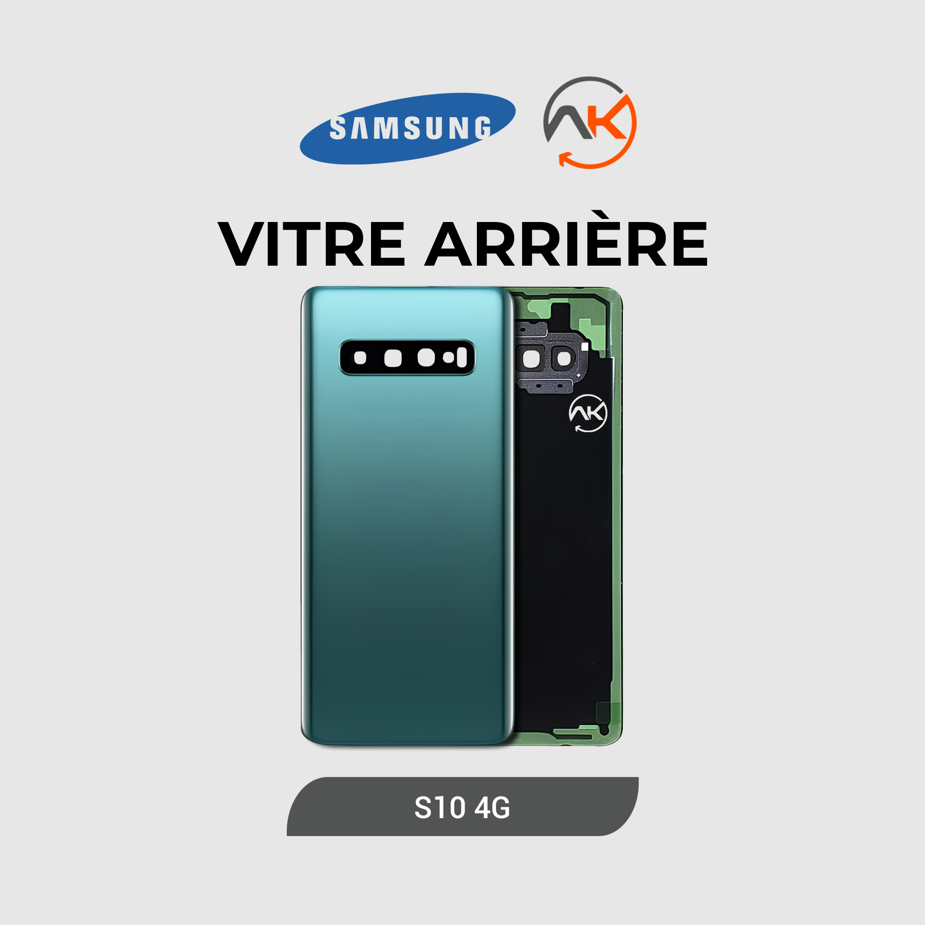 Back Glass Galaxy S10 (4G)